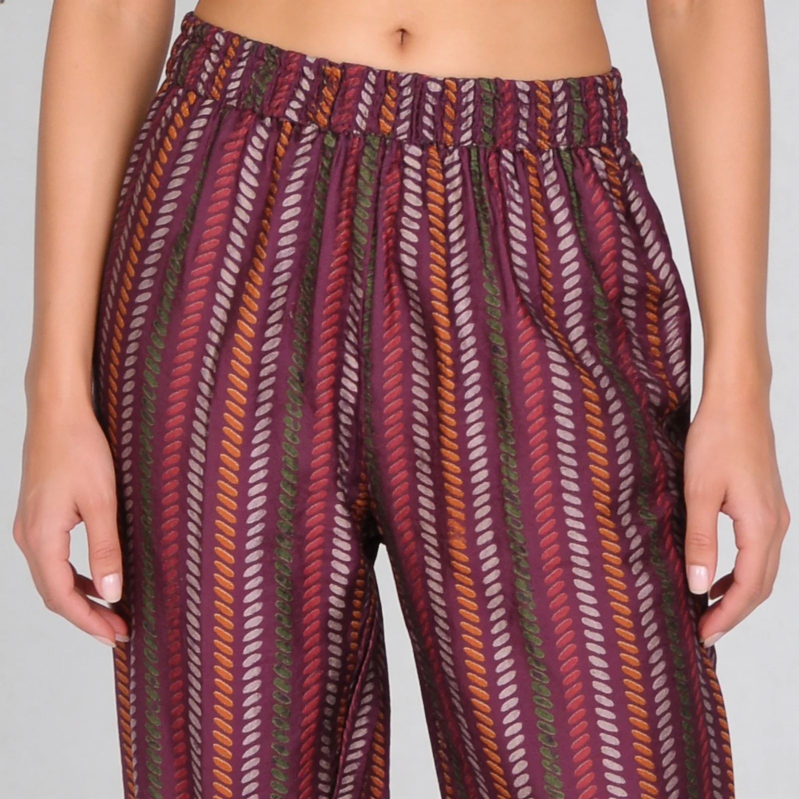 Printed V-Neck Straight Kurta with Pant Set - Image 6