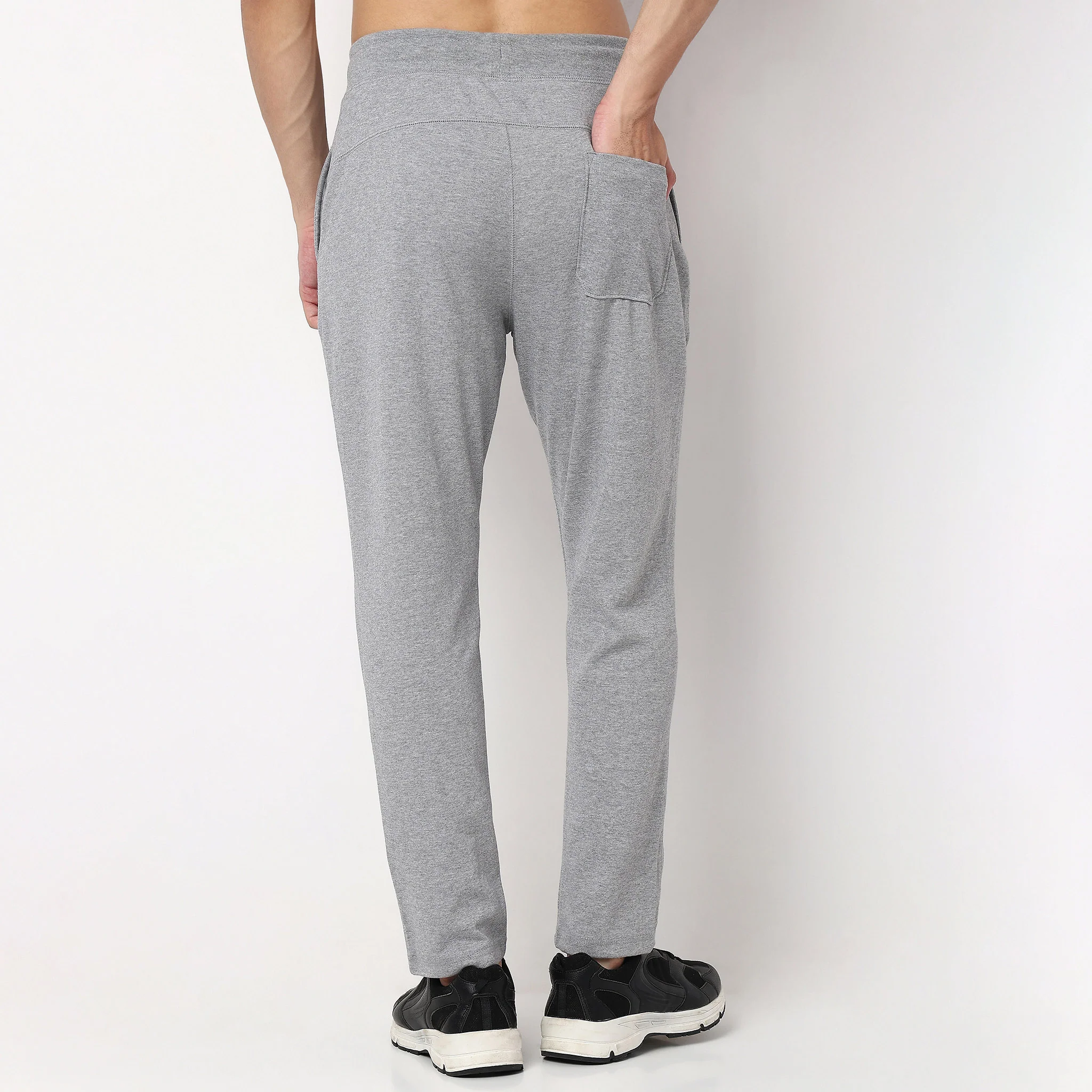 Knitted Solid Flexi Trackpants - Image 18