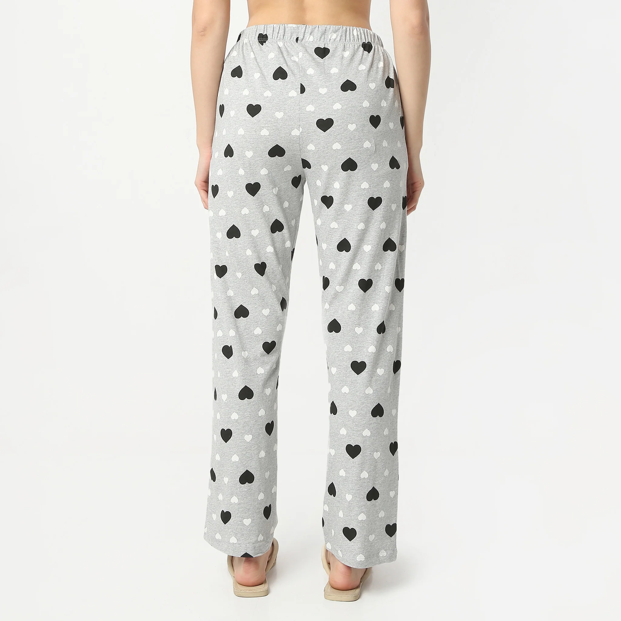 All Over Print Full Length Mid Rise Lounge Pyjamas - Image 3