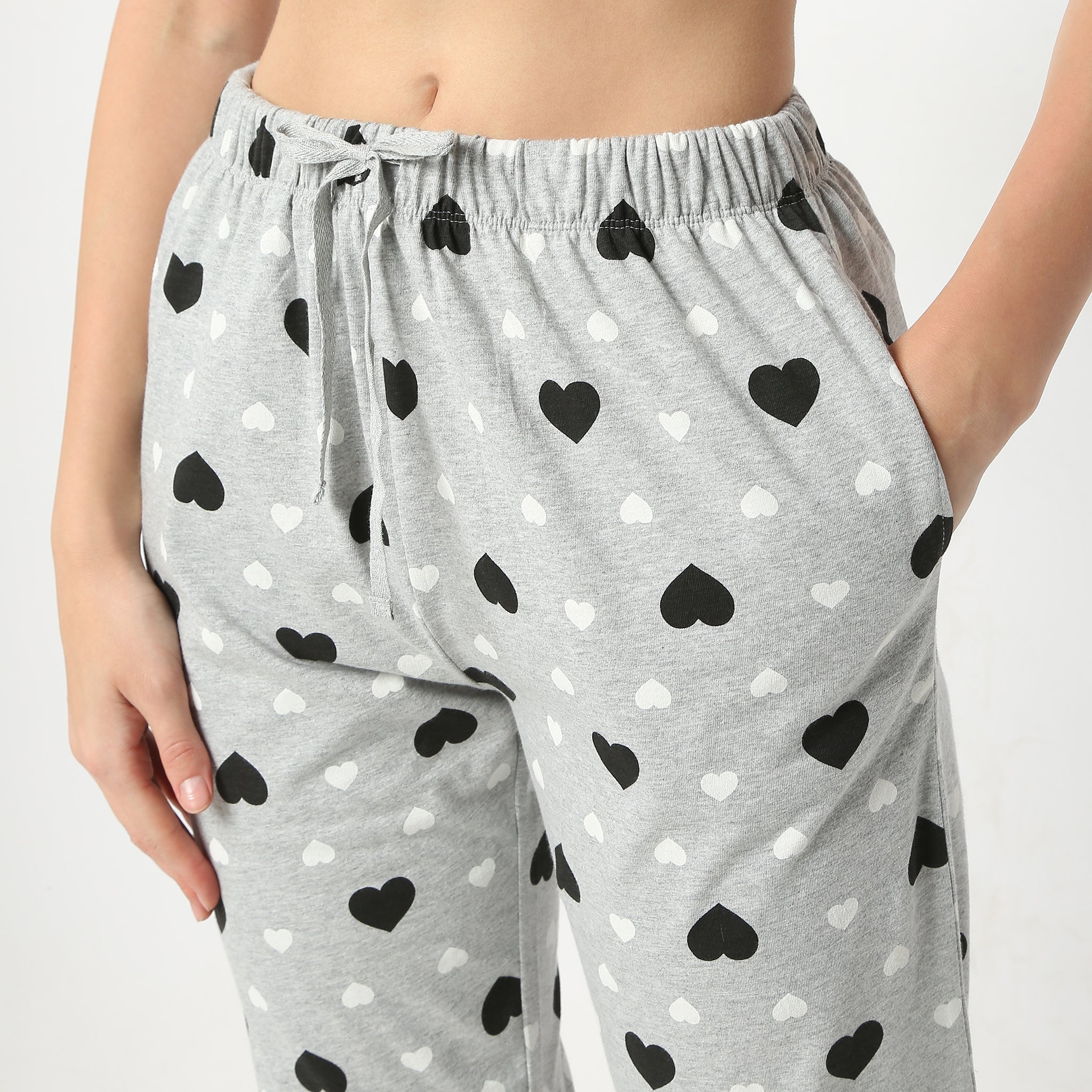 All Over Print Full Length Mid Rise Lounge Pyjamas - Image 4