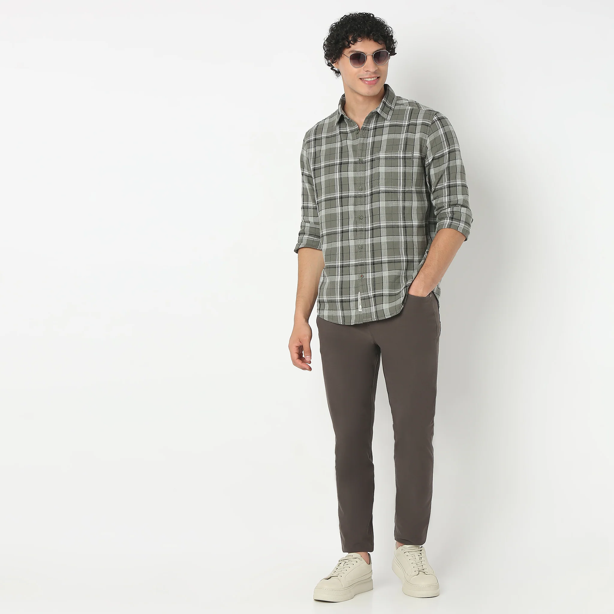 Full Sleeve Shirt Collar Checkered Ranger Shirt - Image 21