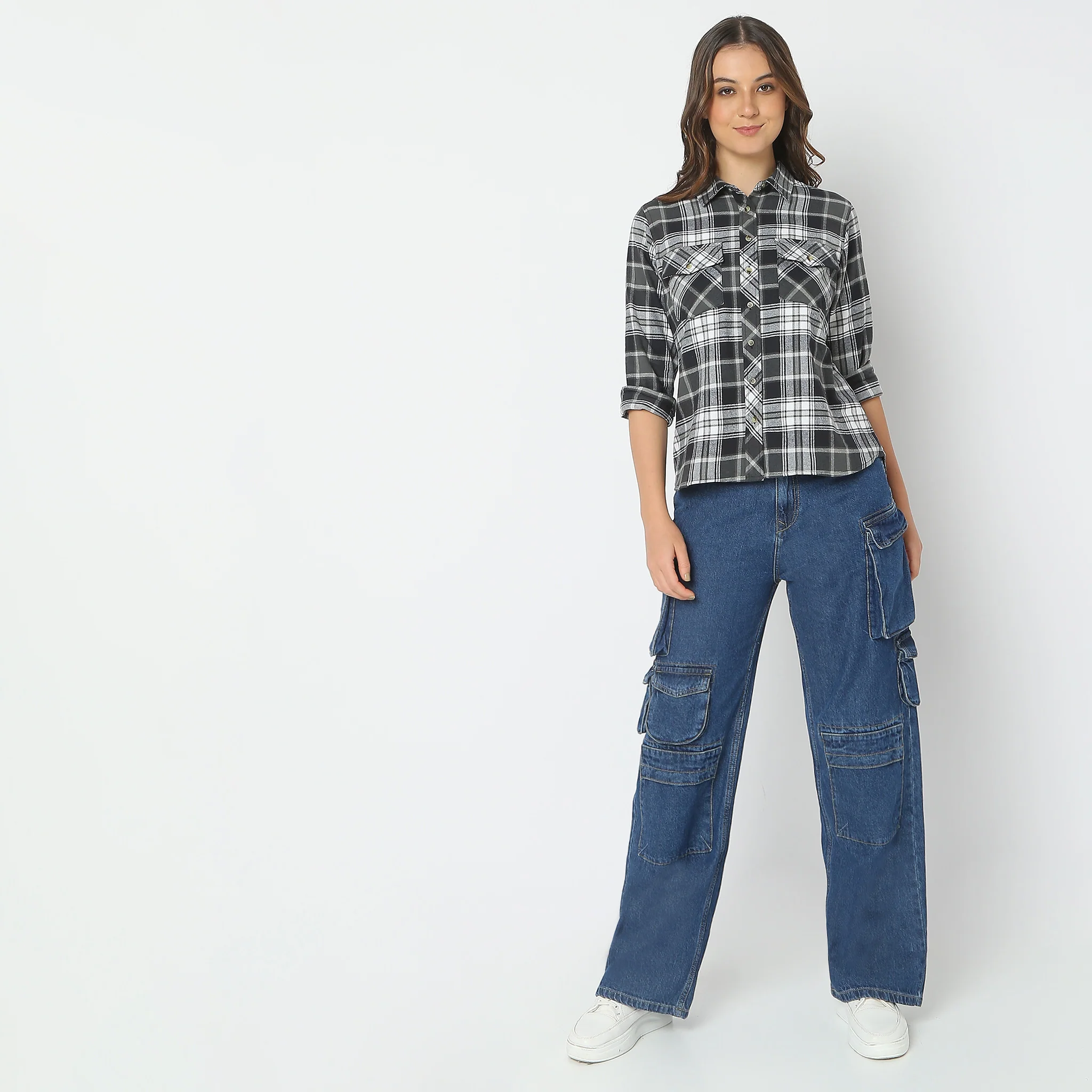 Regular Fit Checkered Shirt - Image 2