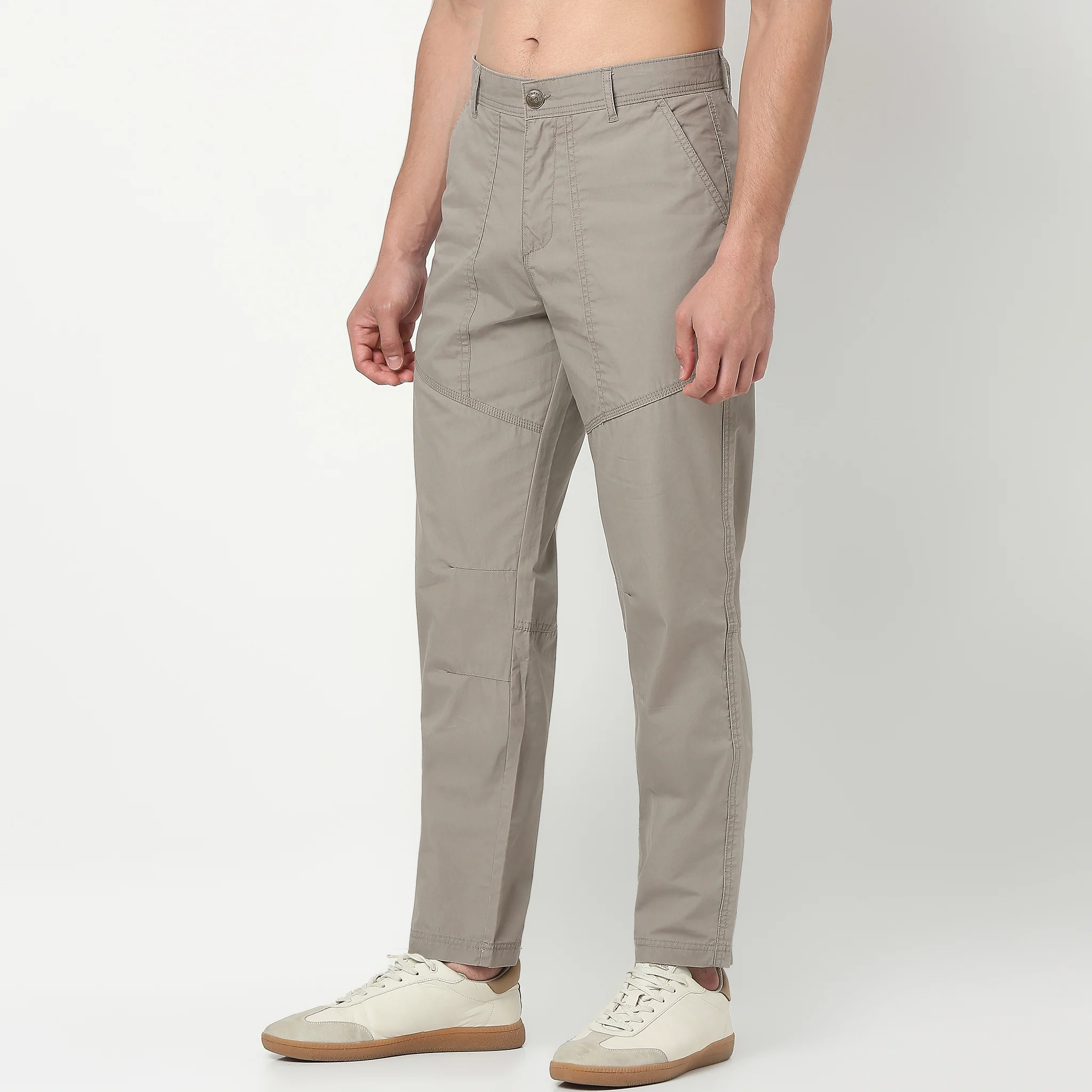 Regular Fit Cotton Heavy Duty Messenger Pants With Utility Pockets - Image 15
