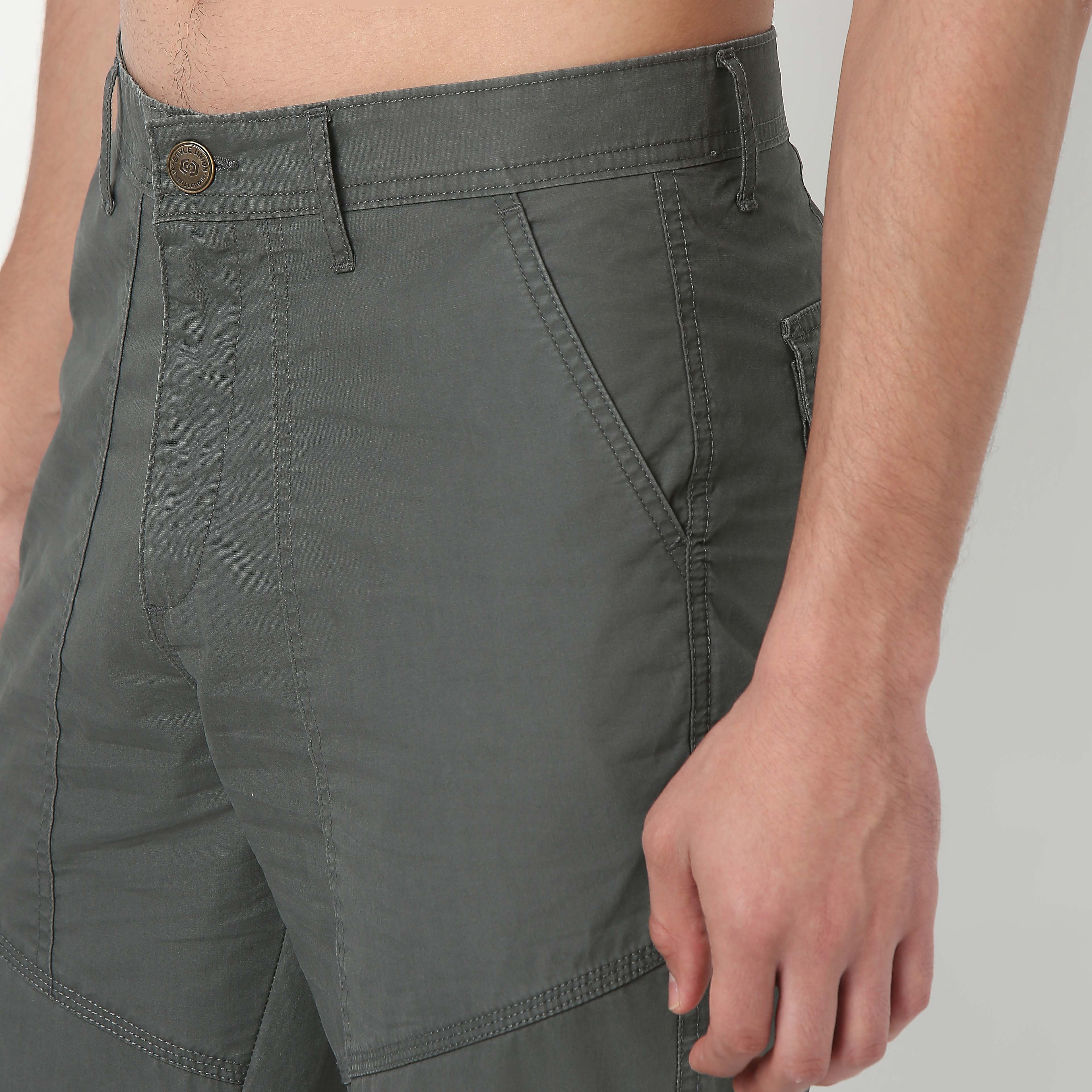 Regular Fit Cotton Heavy Duty Messenger Pants With Utility Pockets - Image 19