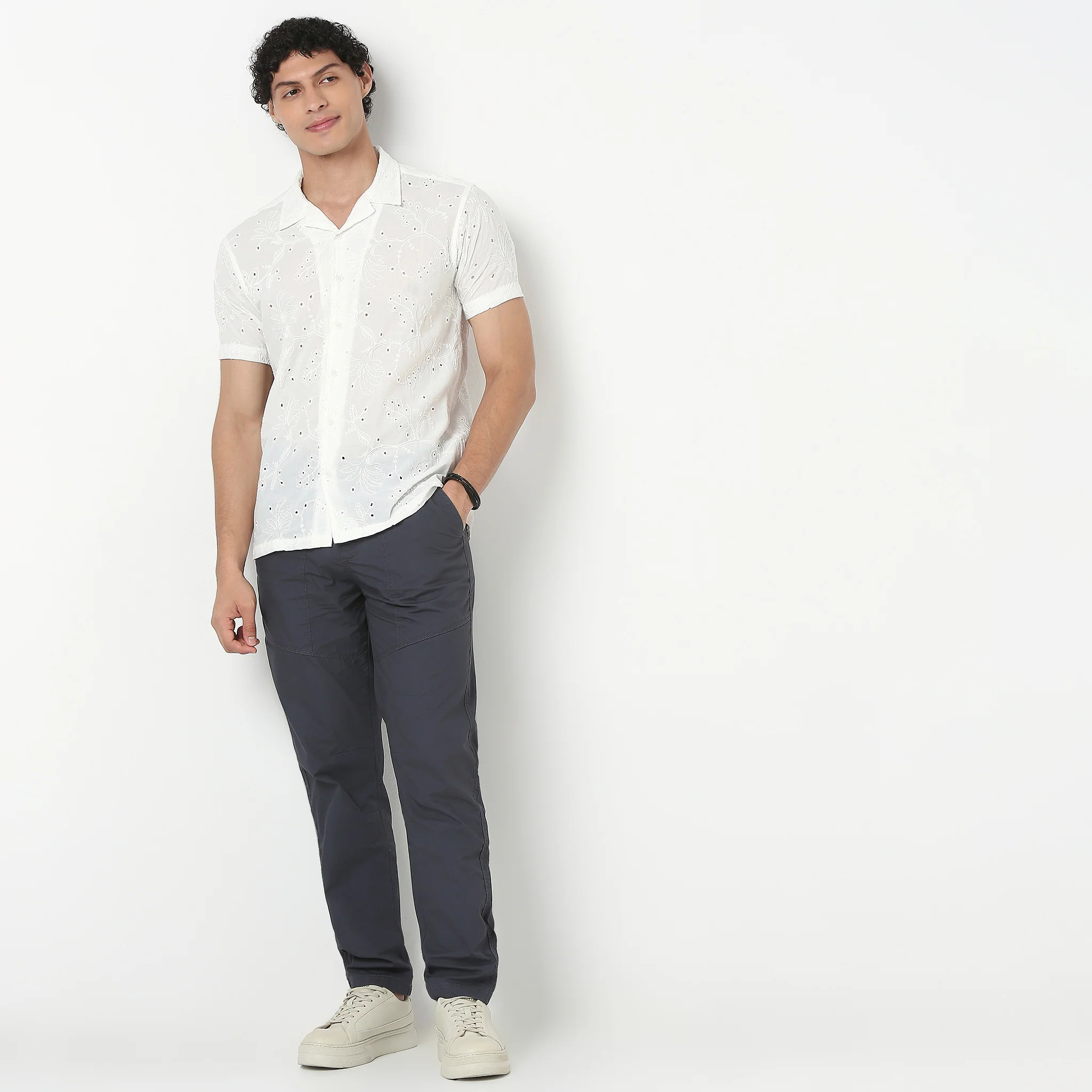 Regular Fit Cotton Heavy Duty Messenger Pants With Utility Pockets - Image 21
