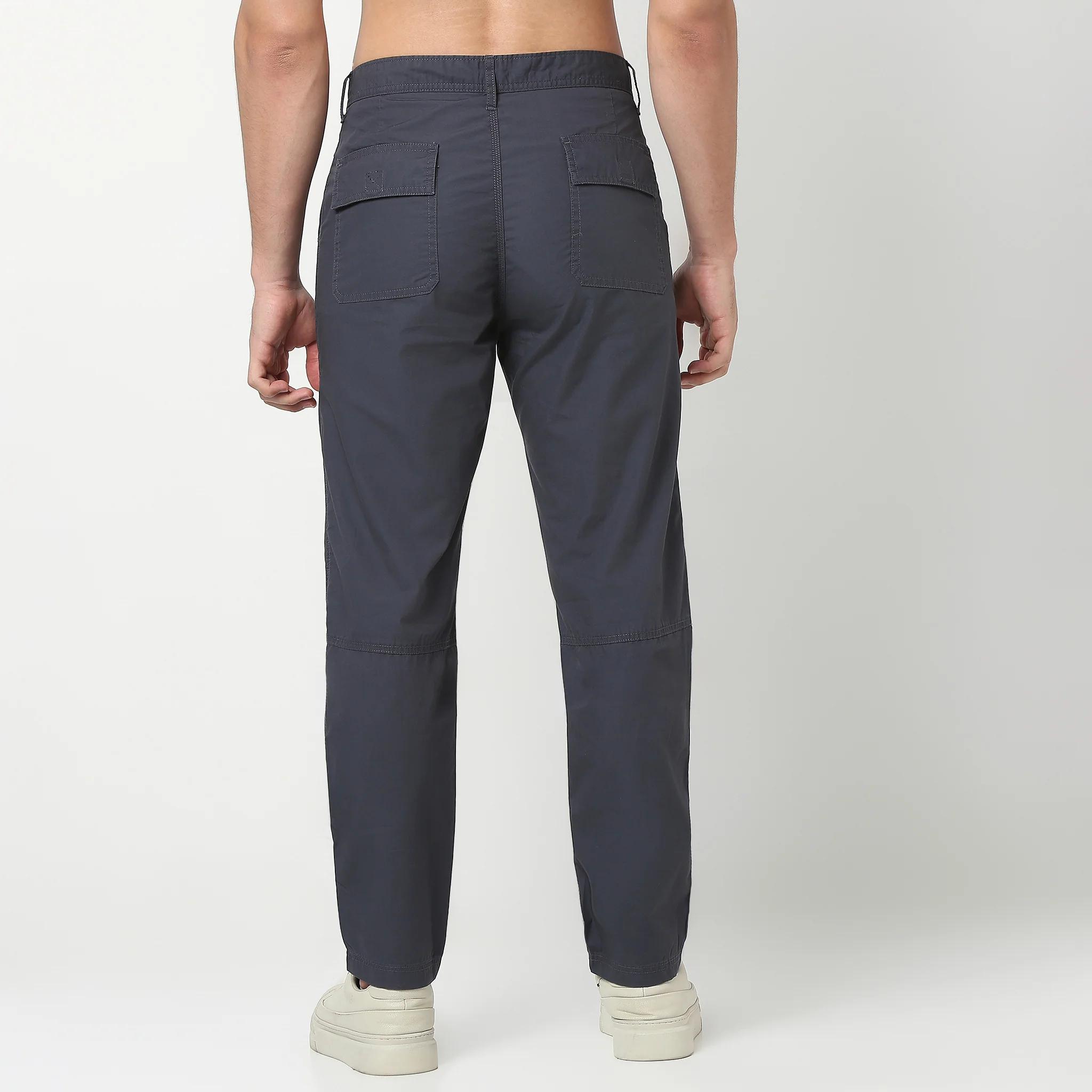 Regular Fit Cotton Heavy Duty Messenger Pants With Utility Pockets - Image 23