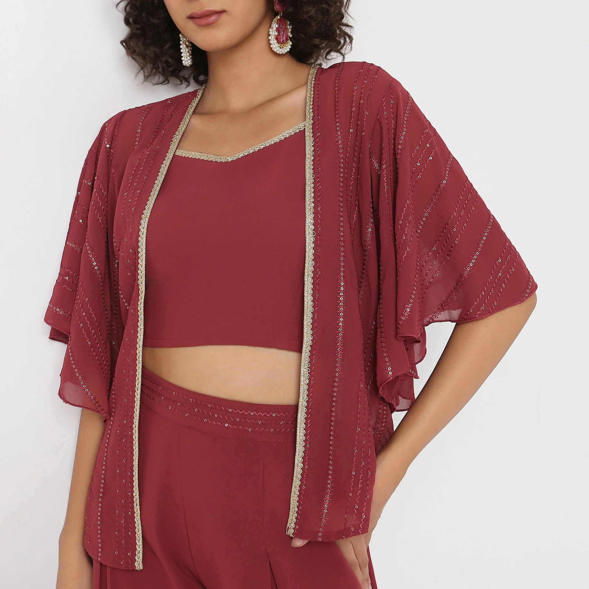Regular Fit Embellished Top - Image 4