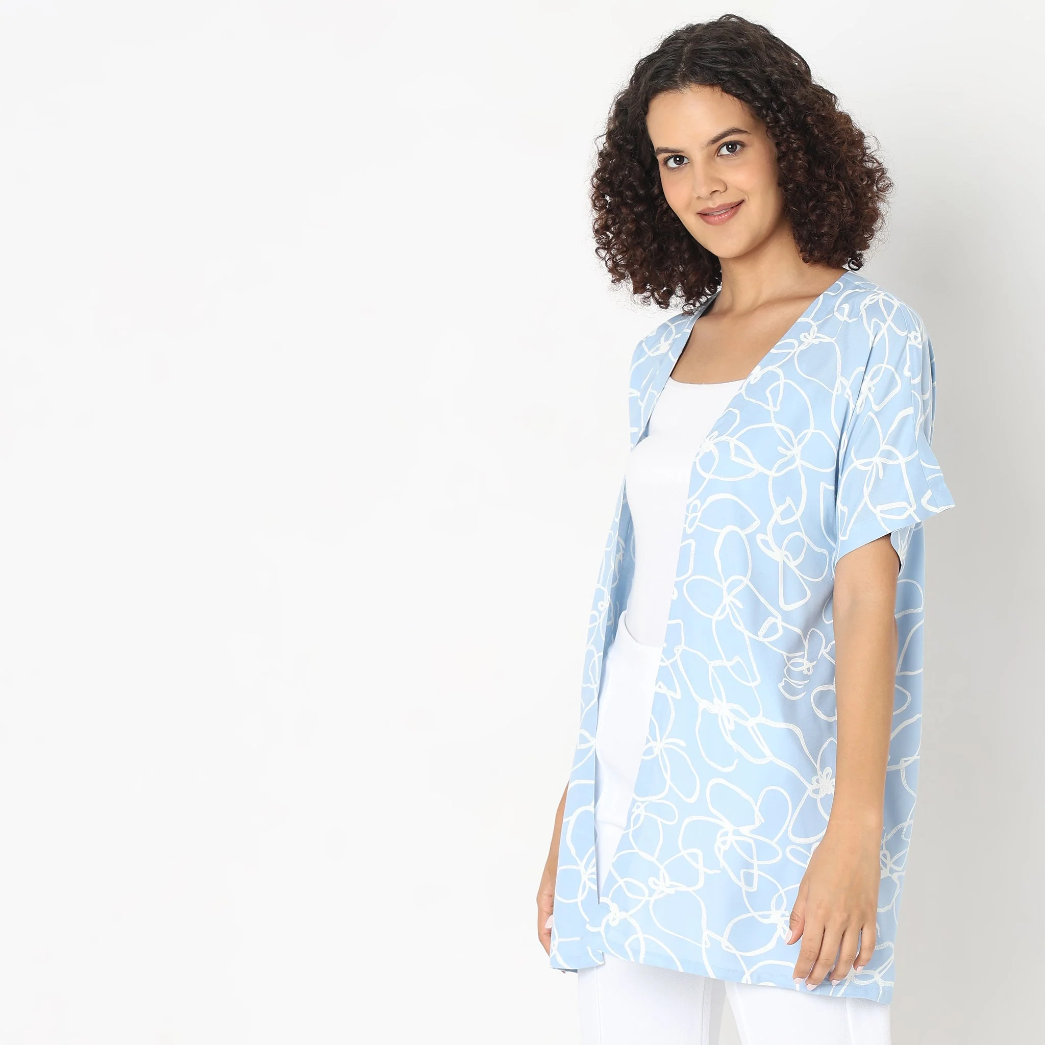 Woven Tropical Lounge Shrug - Image 15