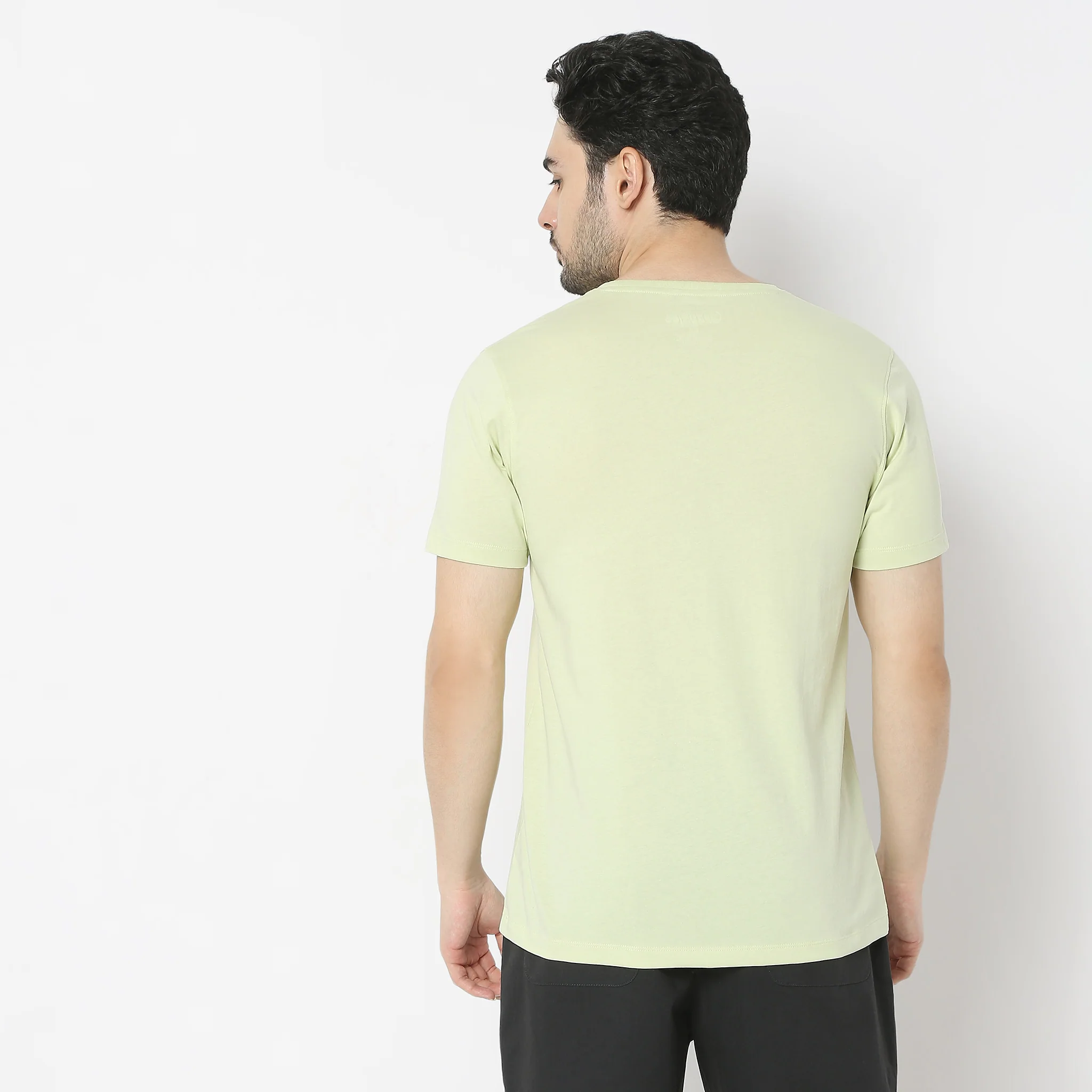 Graphitee Crew Neck Half Sleeve T-Shirt - Image 3
