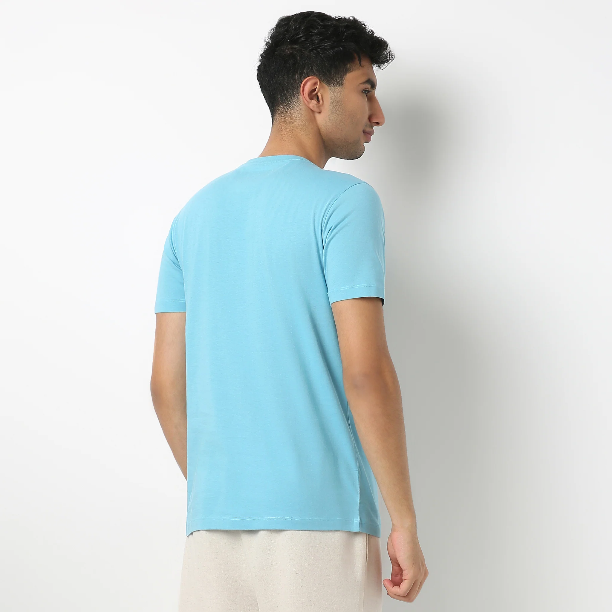 Crew Neck Graphic T-Shirt - Image 3
