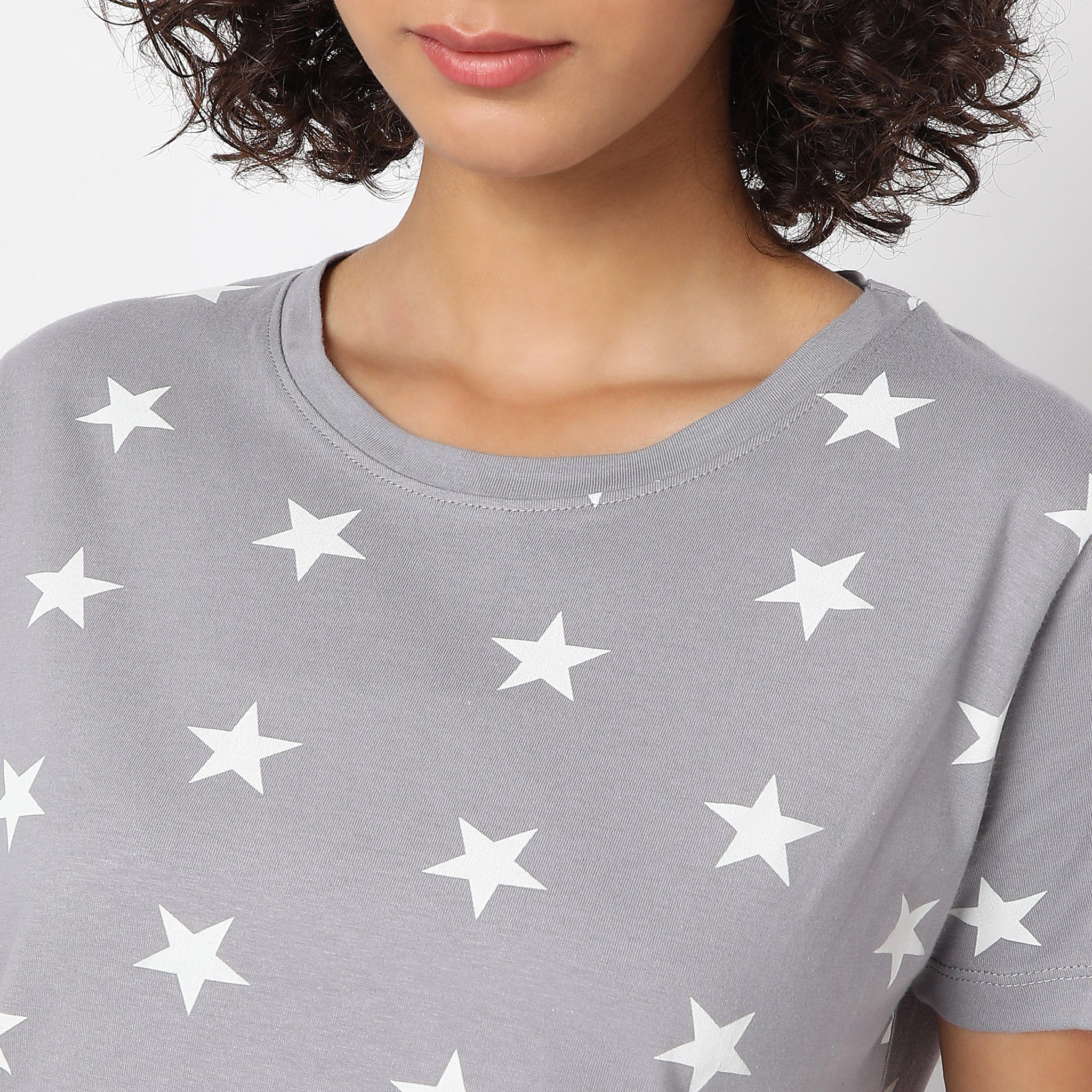 Knitted Graphic Lounge T-Shirt - Image 4