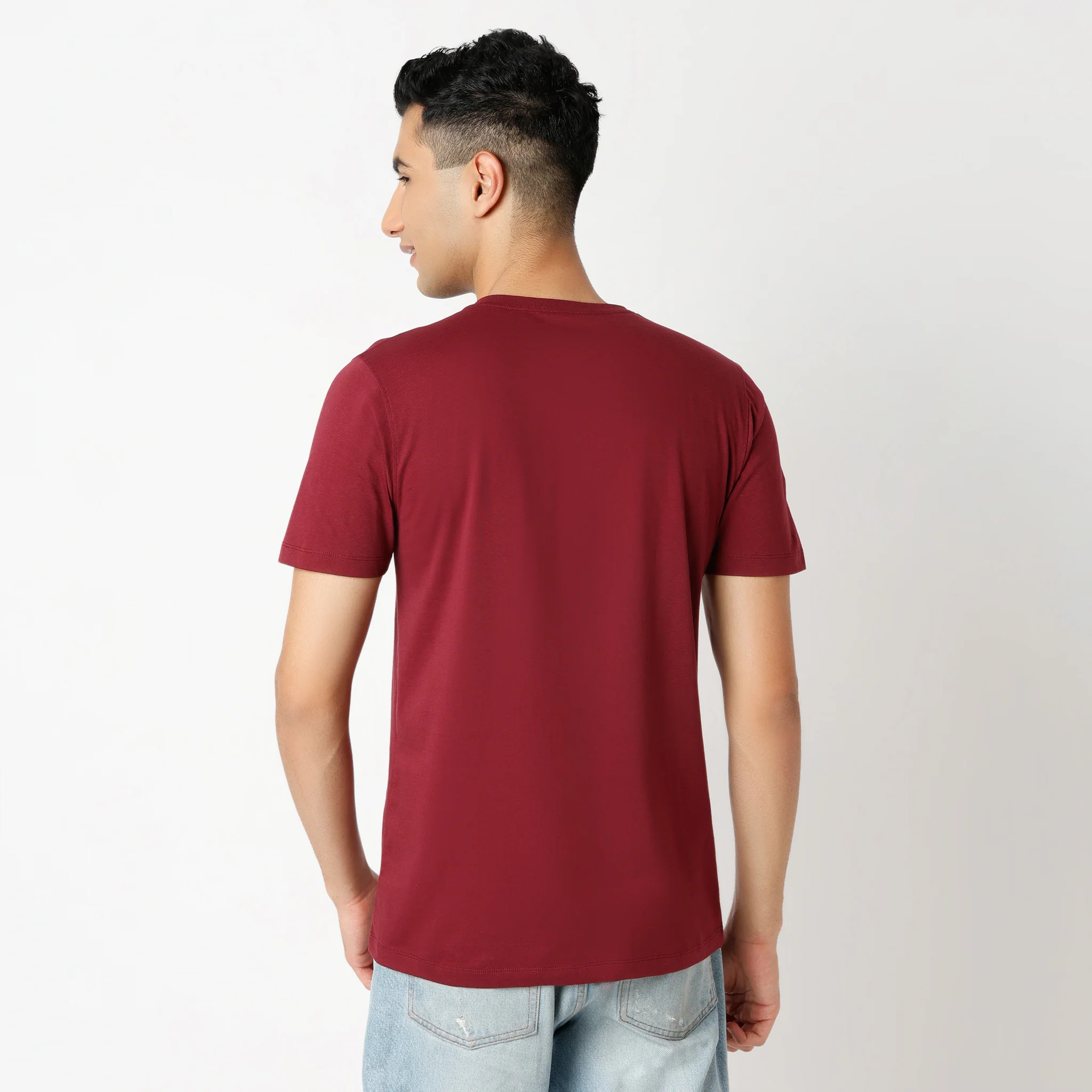 Graphitee Crew Neck Half Sleeve T-Shirt - Image 3