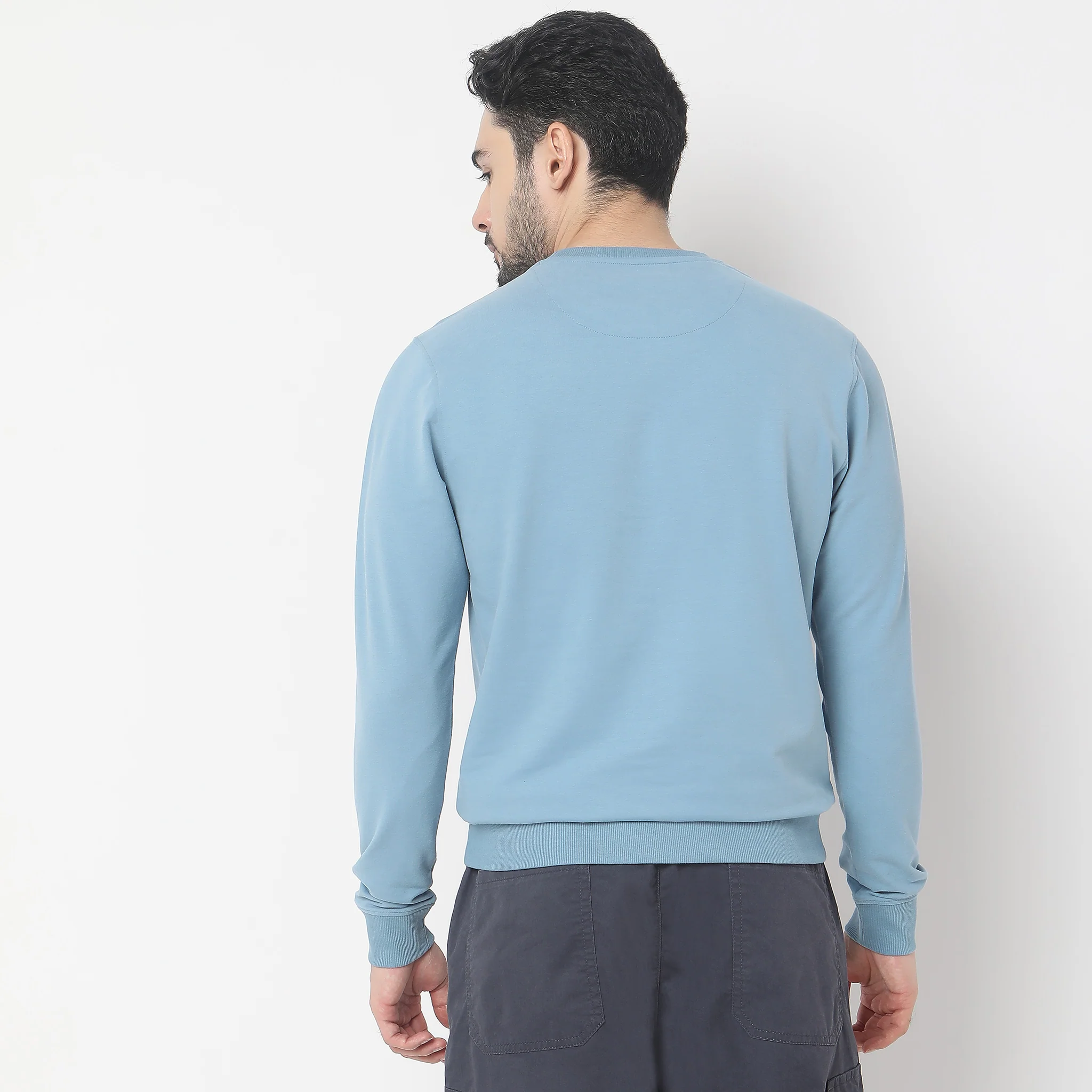 Knitted Graphic Sweat Tee - Image 3
