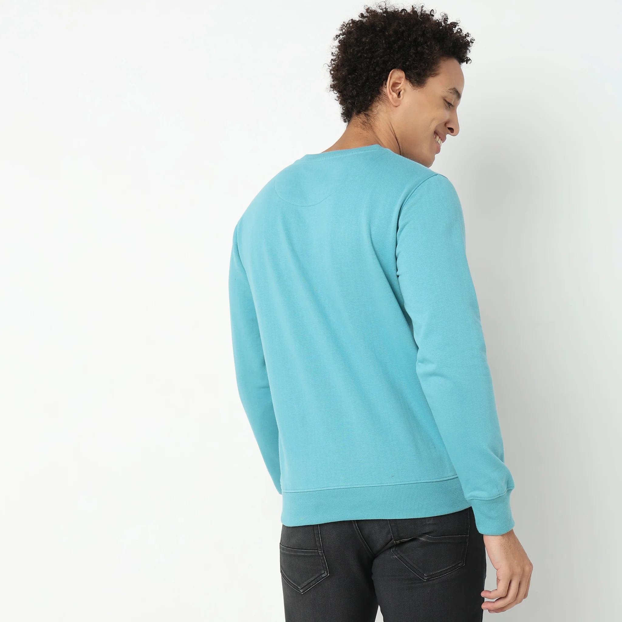 Regular Fit Graphic Sweatshirt - Image 3