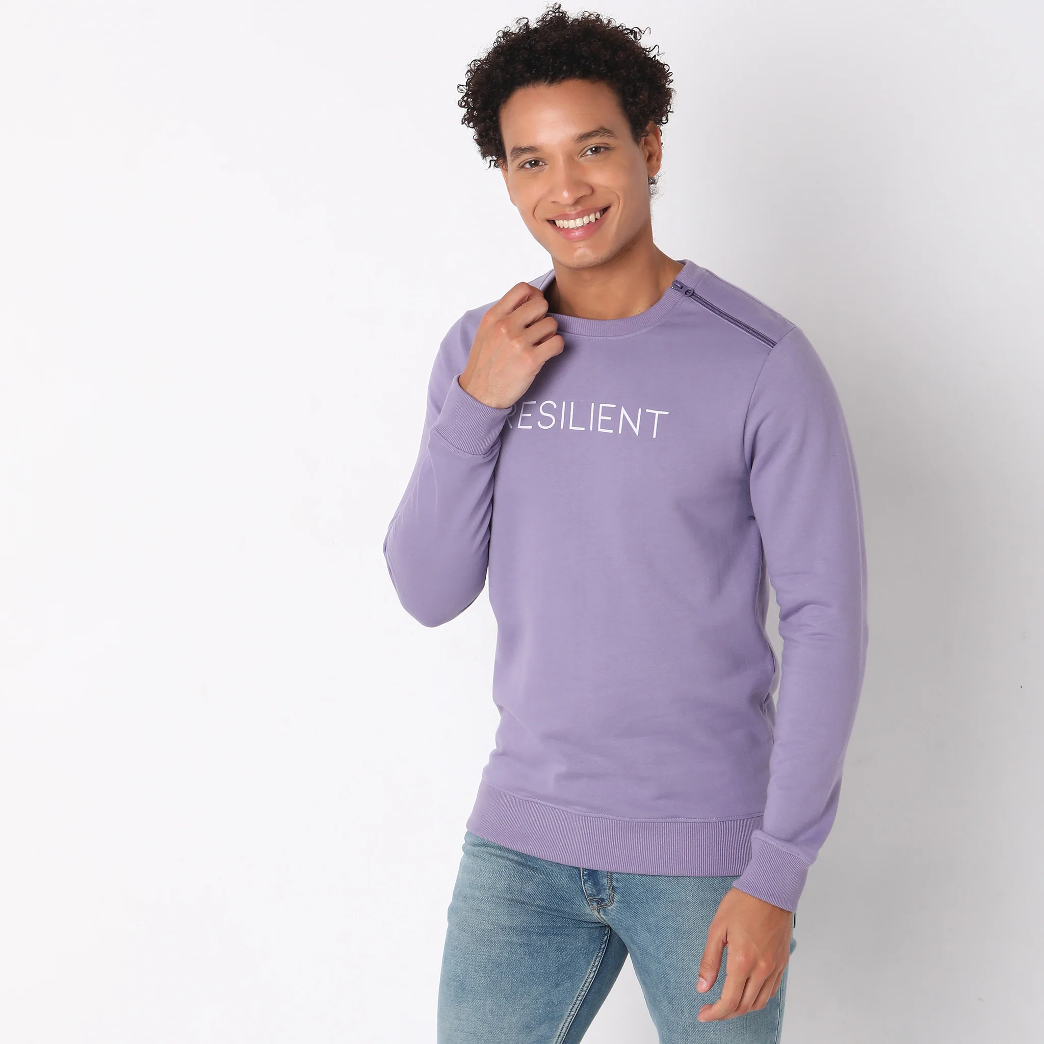 Regular Fit Graphic Sweatshirt - Image 4