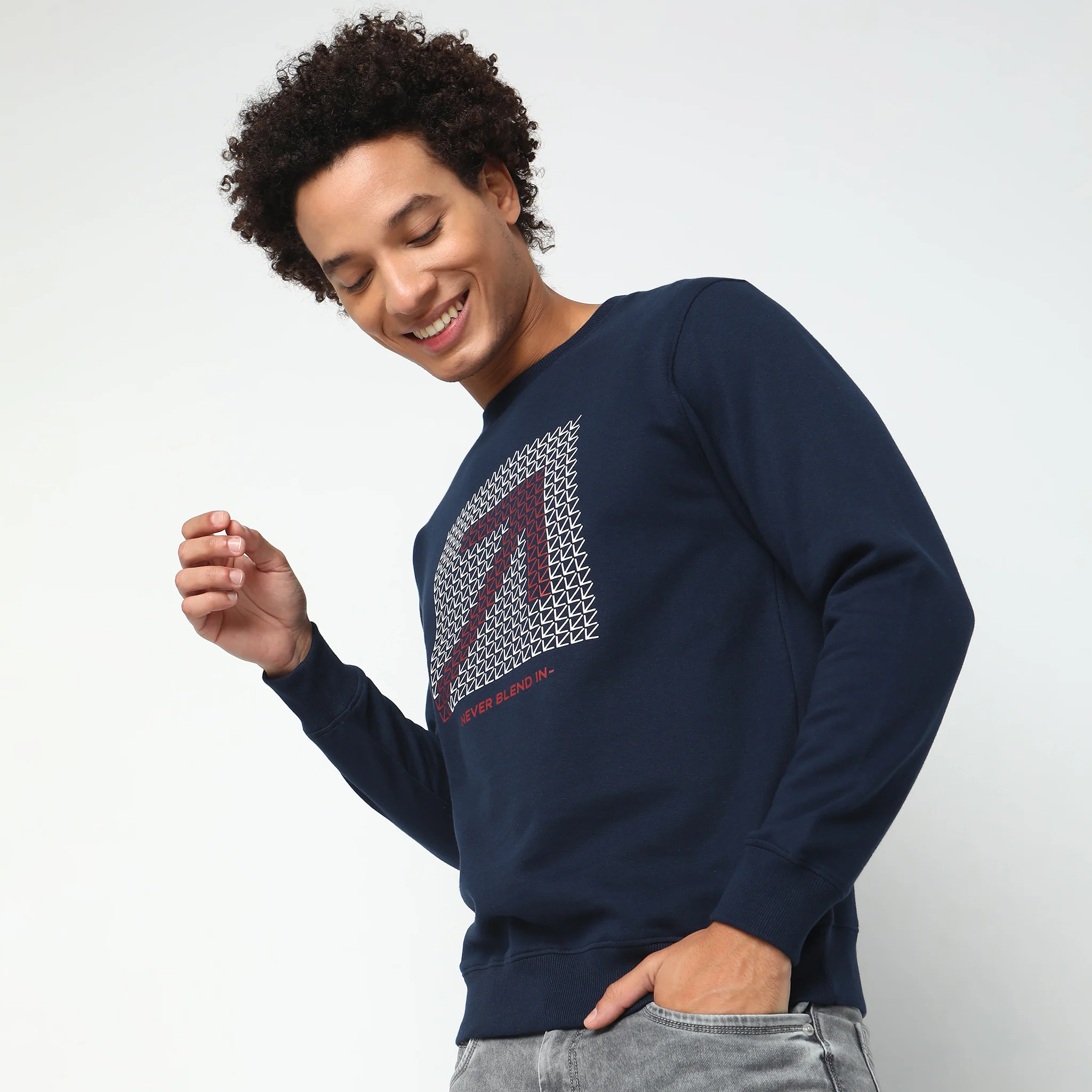Regular Fit Graphic Sweatshirt - Image 5