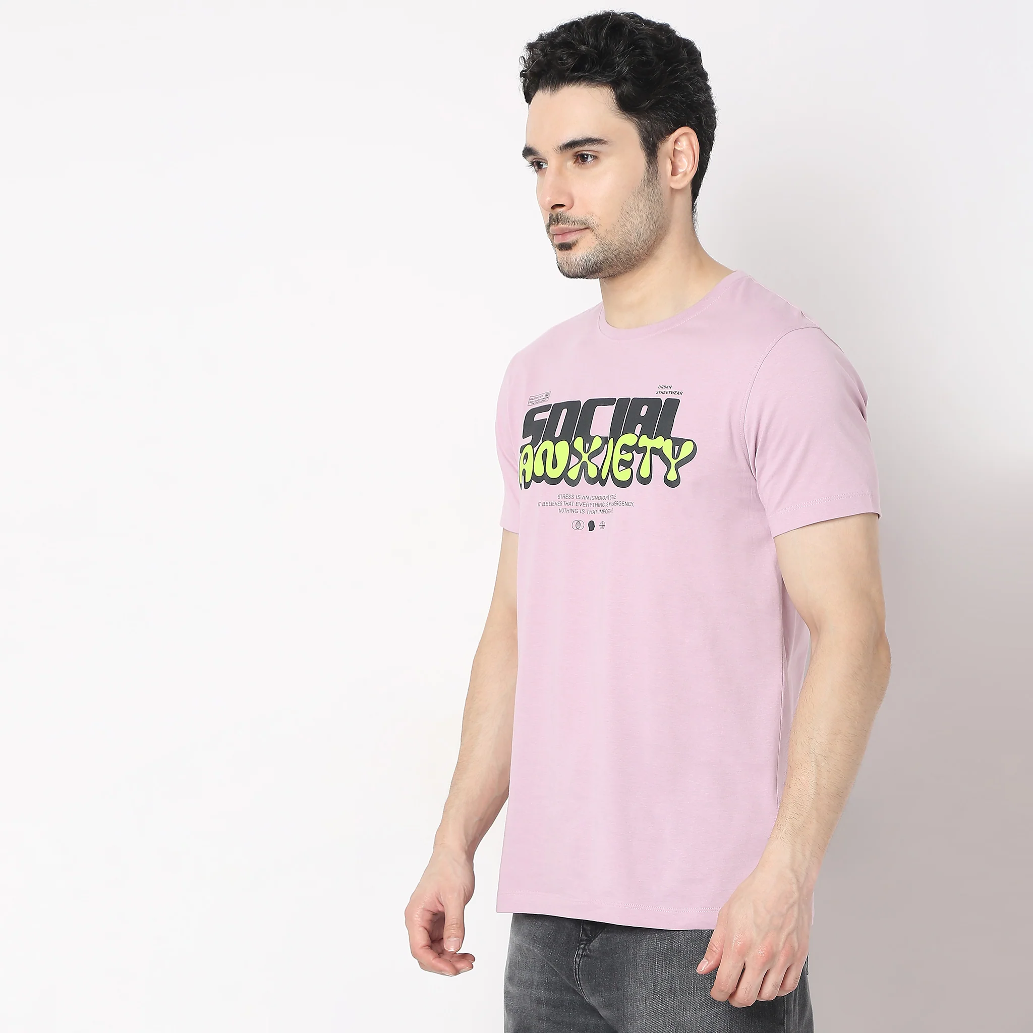 Knitted Graphic T-Shirt - Image 4