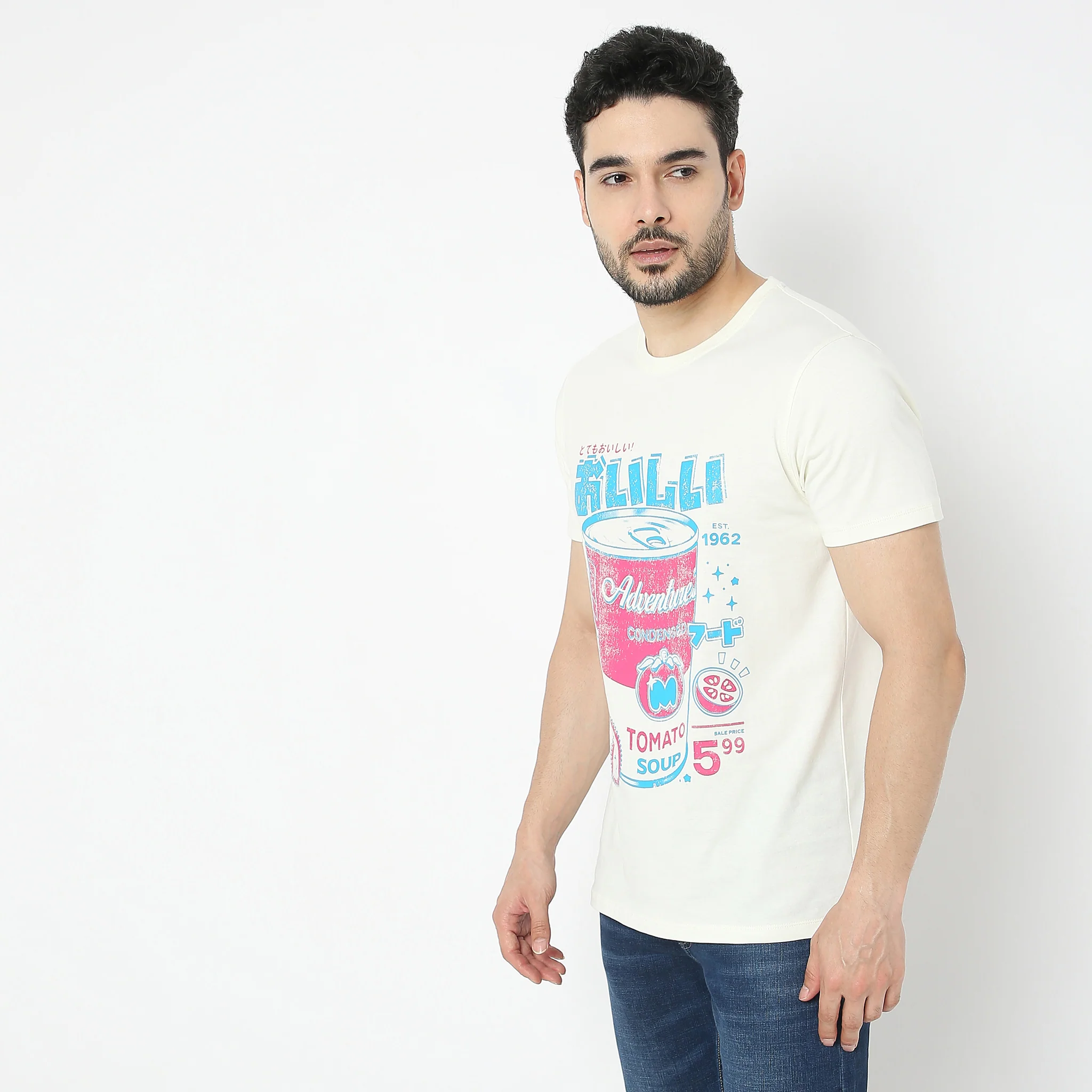 Graphic Tees - Cotton Jersey Regular Fit T-Shirt - Image 4