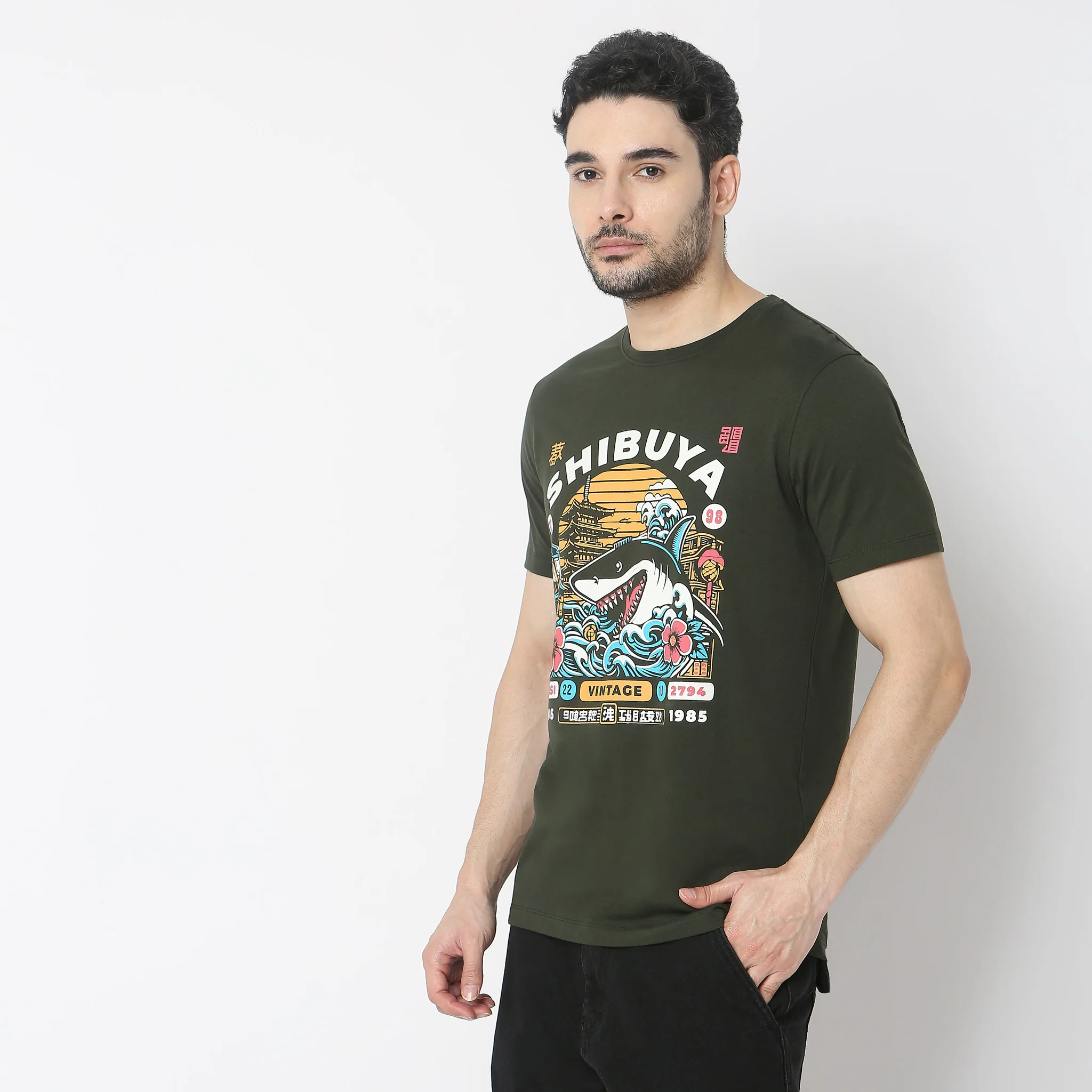 Knitted Graphic T-Shirt - Image 4