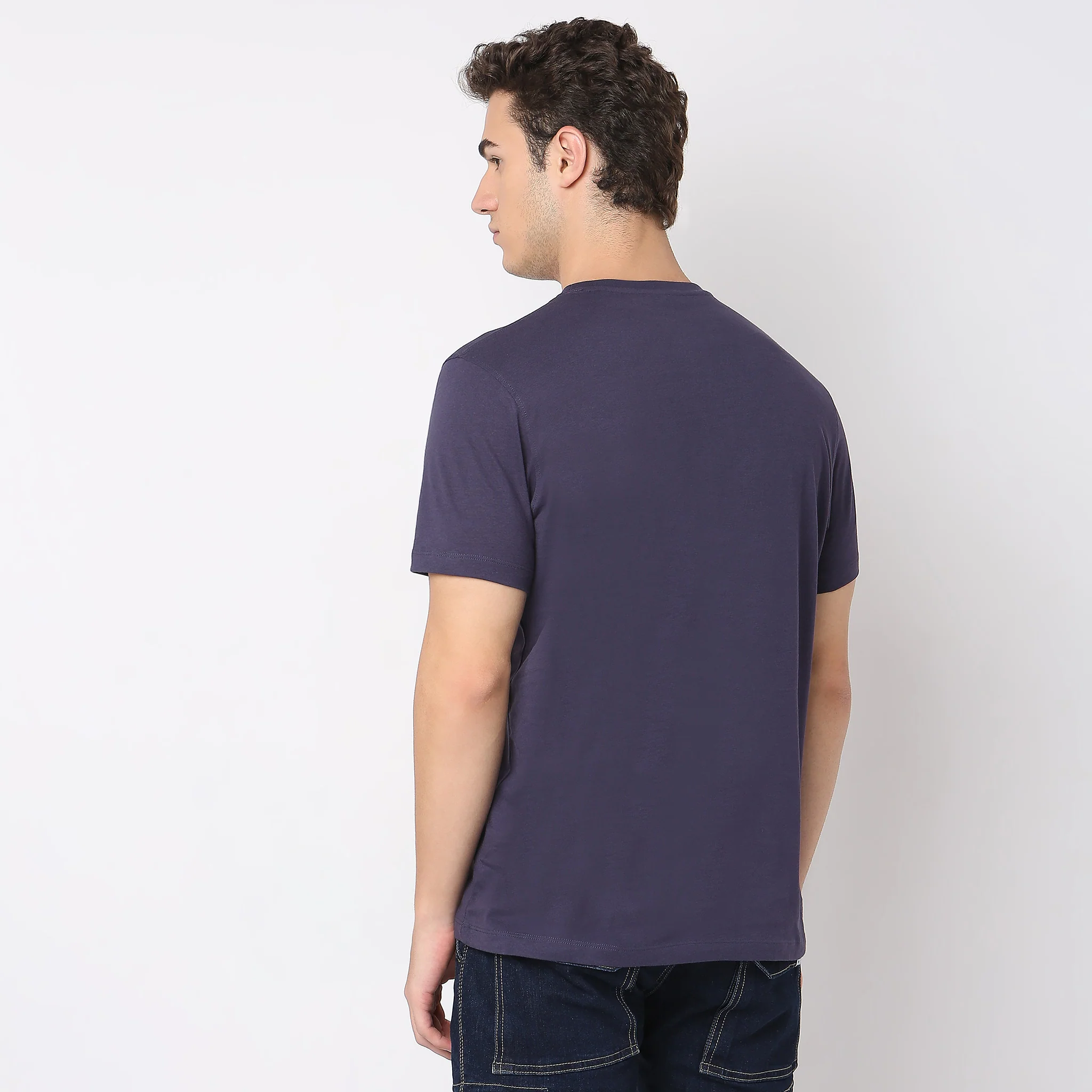 Large Graphic Tees - Cotton Jersey Regular Fit T-Shirt - Image 3