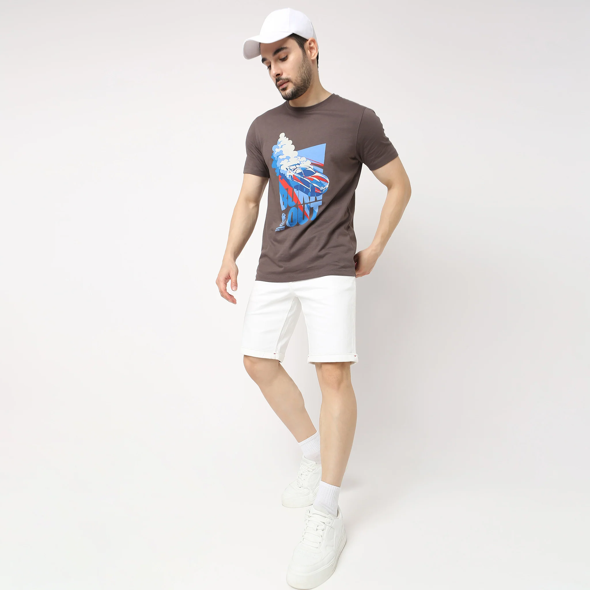 Knitted Graphic T-Shirt
