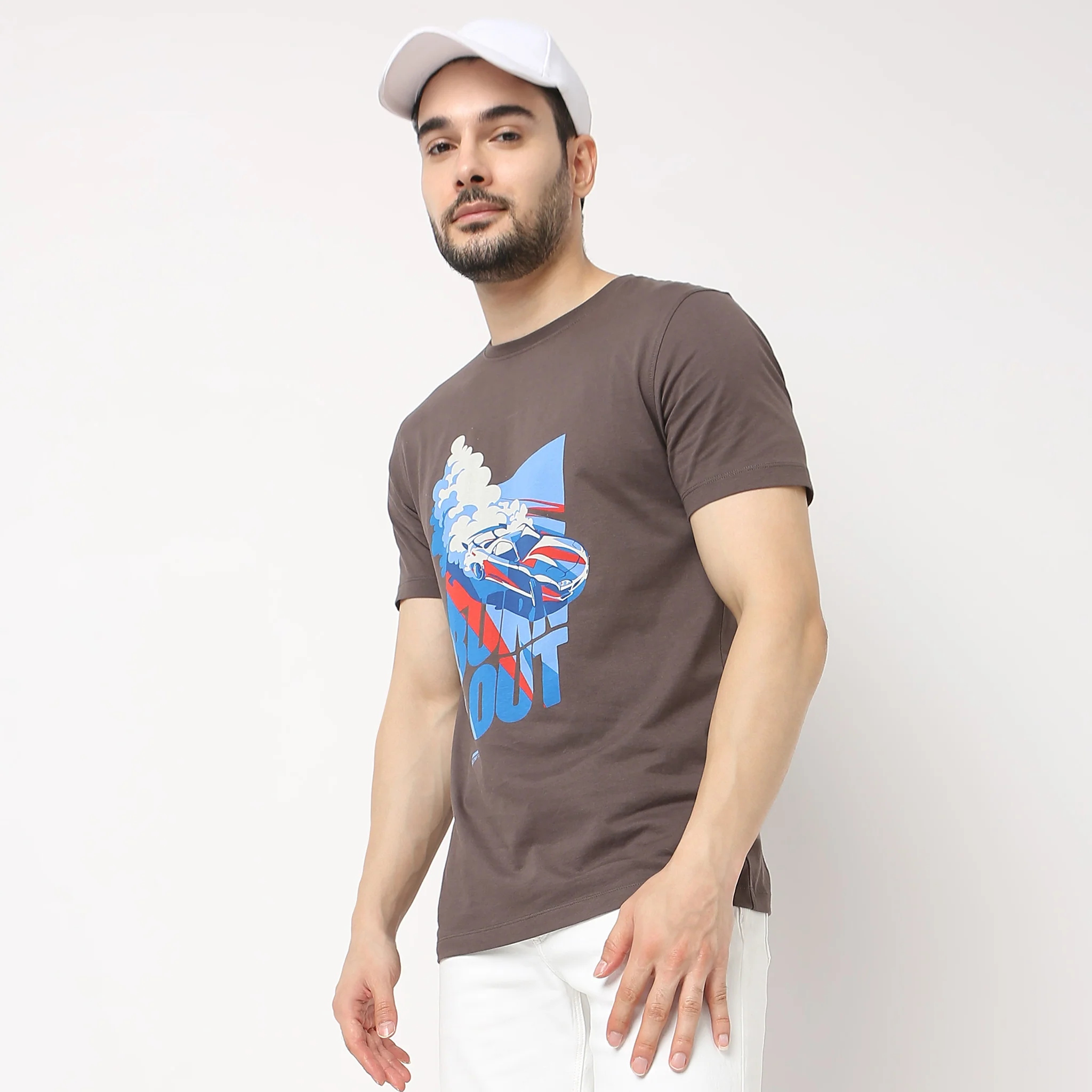 Knitted Graphic T-Shirt - Image 4