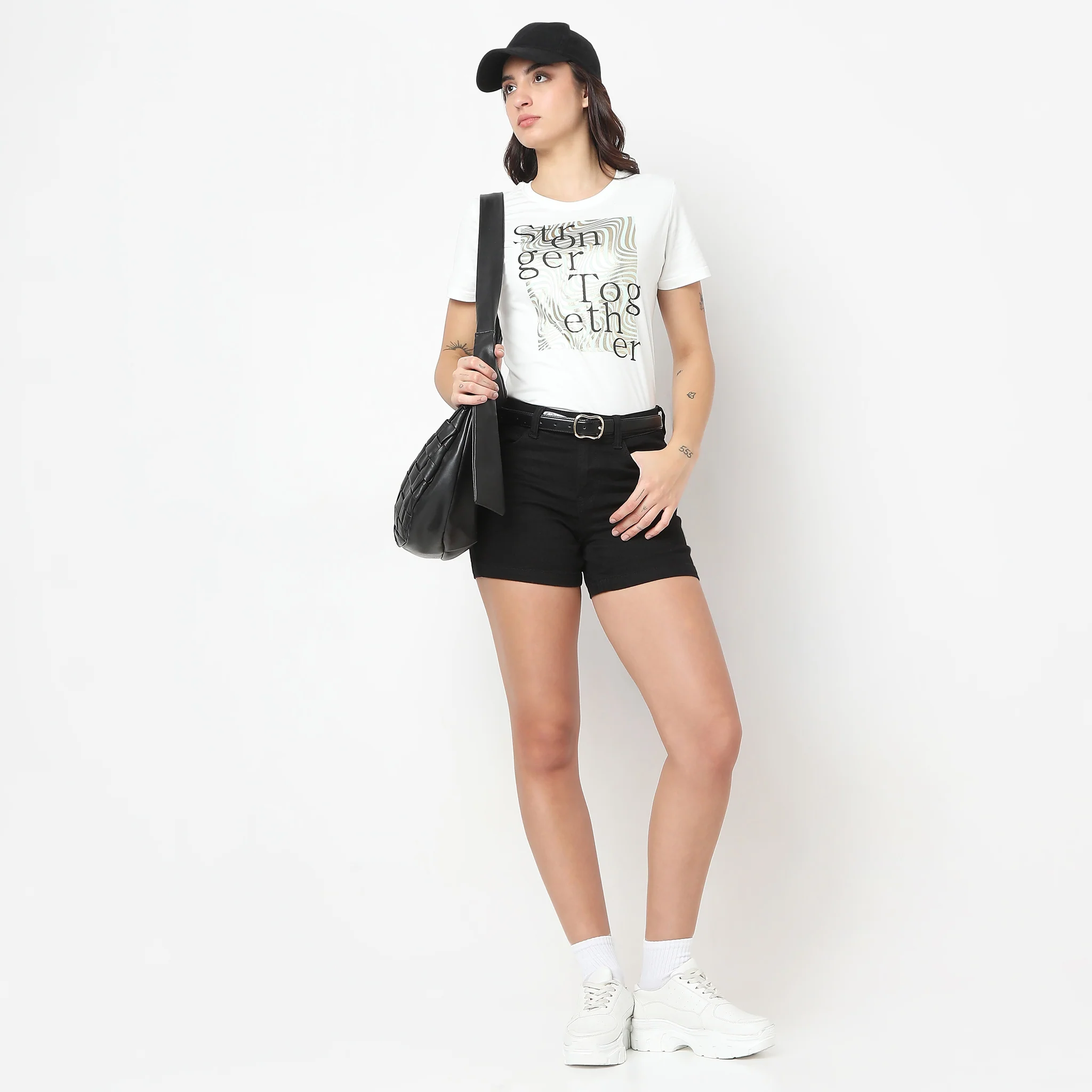 Knitted Graphic T-Shirt