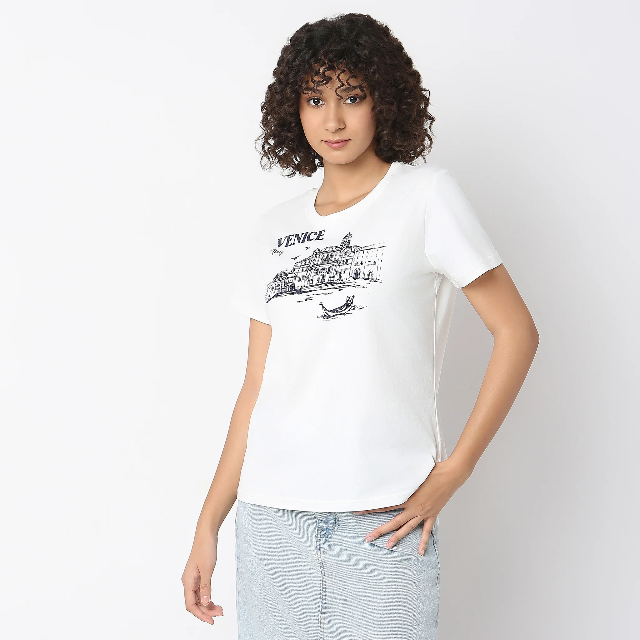 Regular Fit Graphic T-Shirt - Image 2
