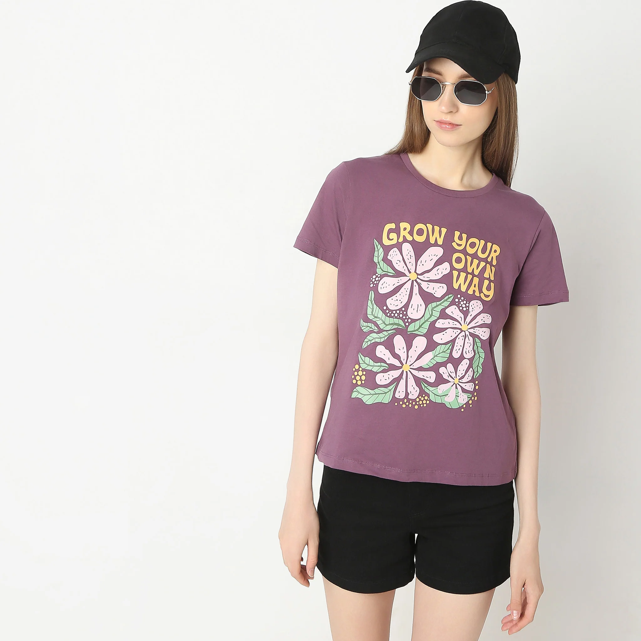 Knitted Graphic T-Shirt