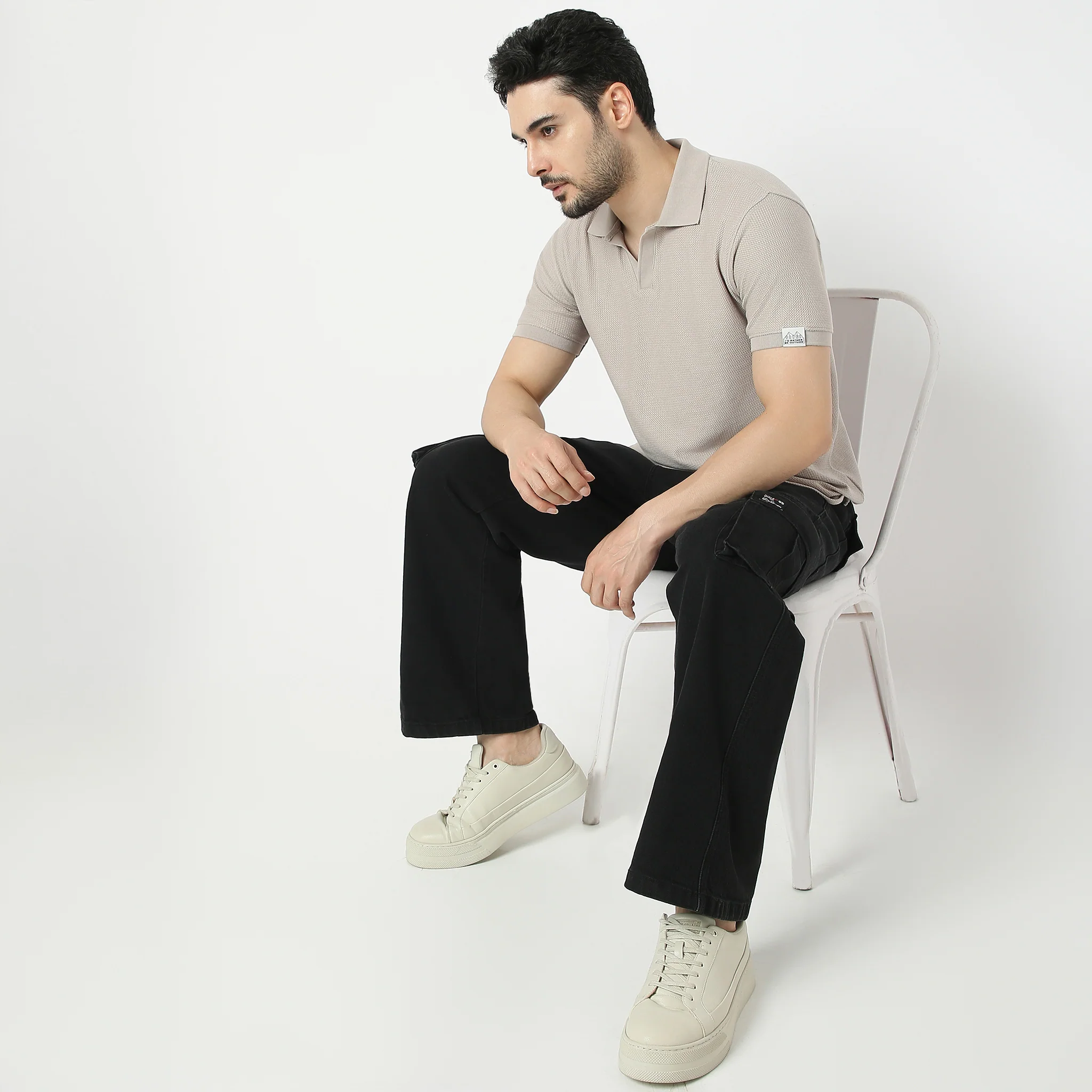 Jacquard Island Polo T-Shirt