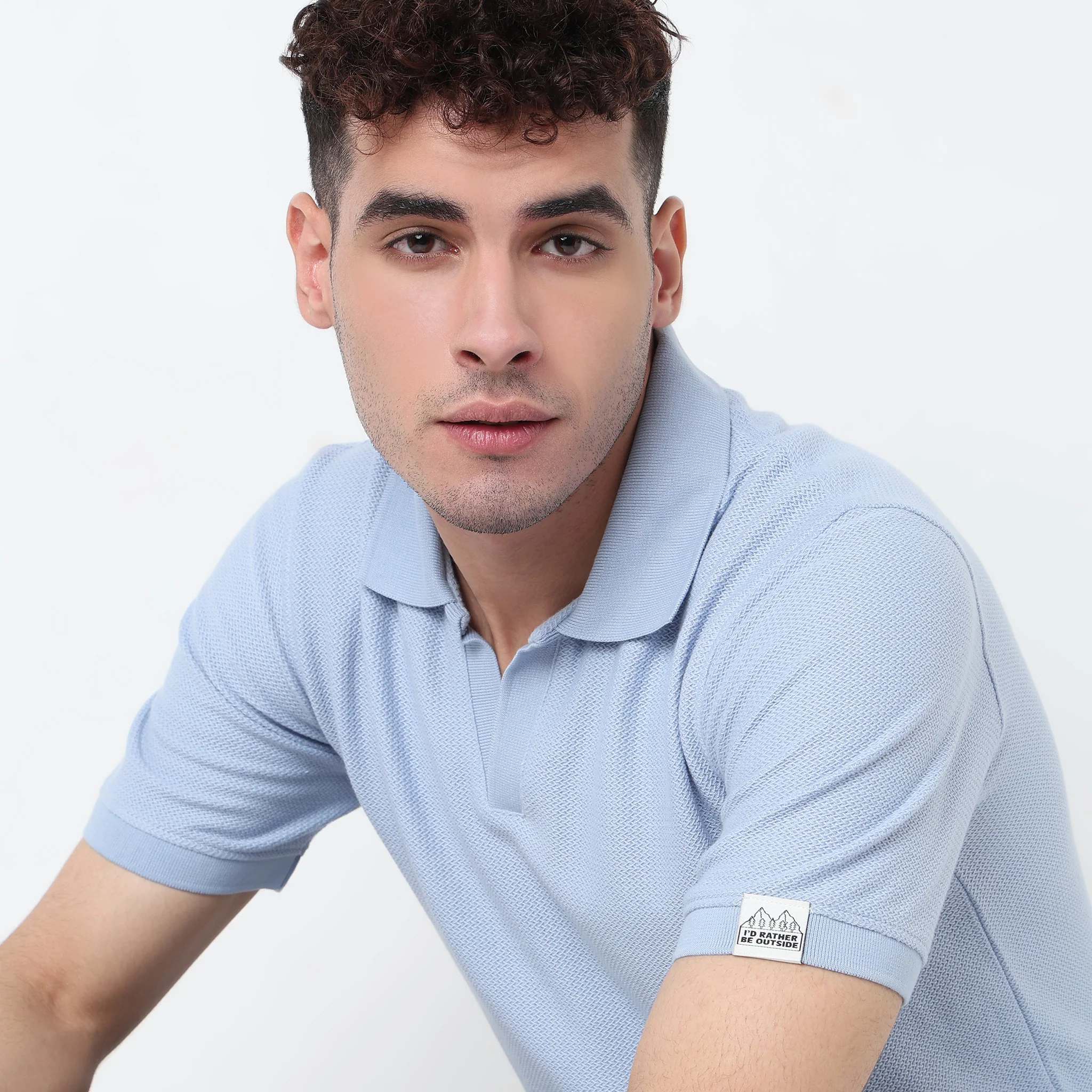 Jacquard Island Polo T-Shirt - Image 29