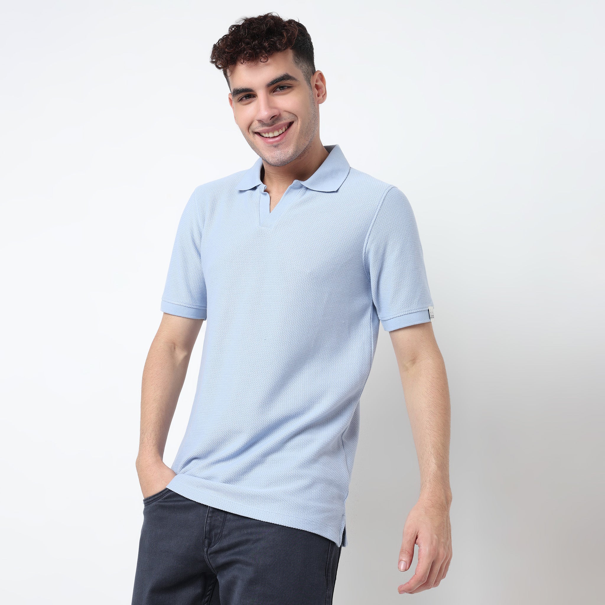 Jacquard Island Polo T-Shirt - Image 30