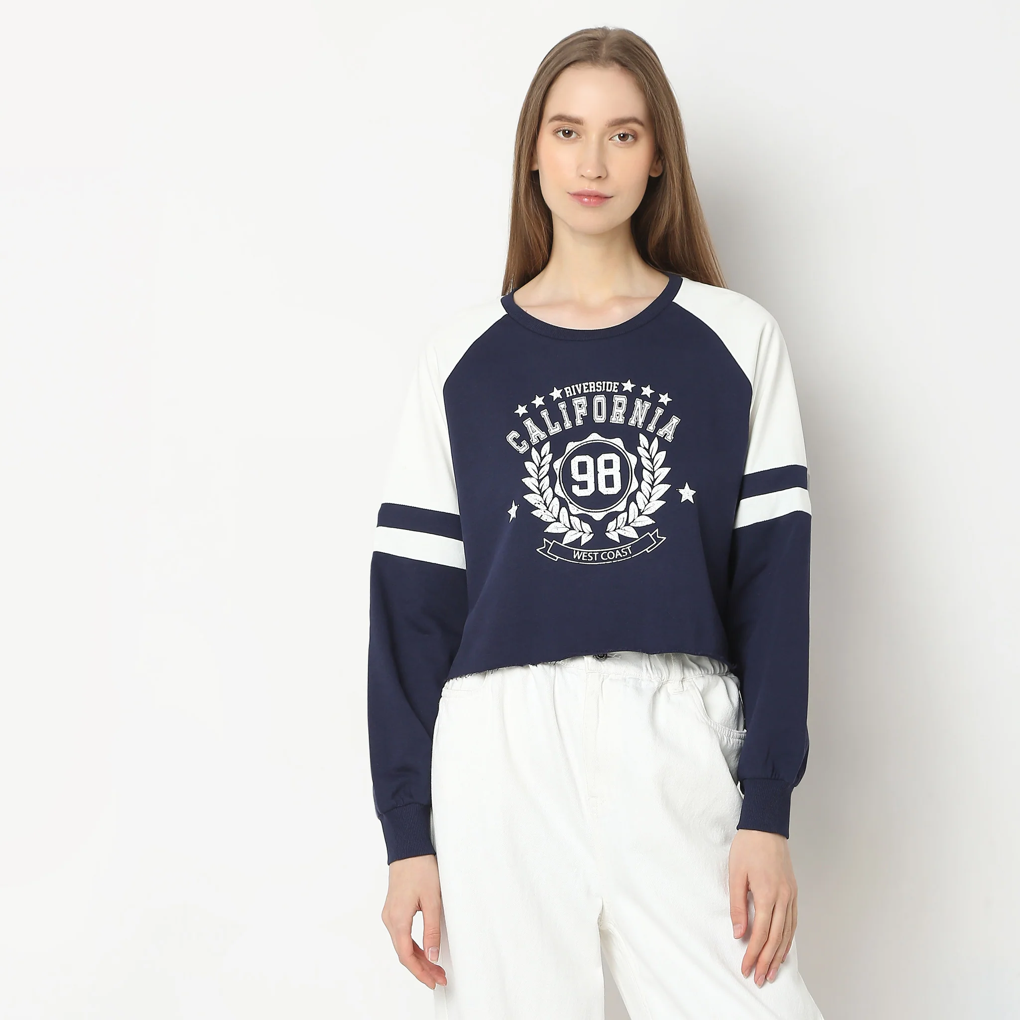 Regular Fit Print Sweat Tee - Image 2