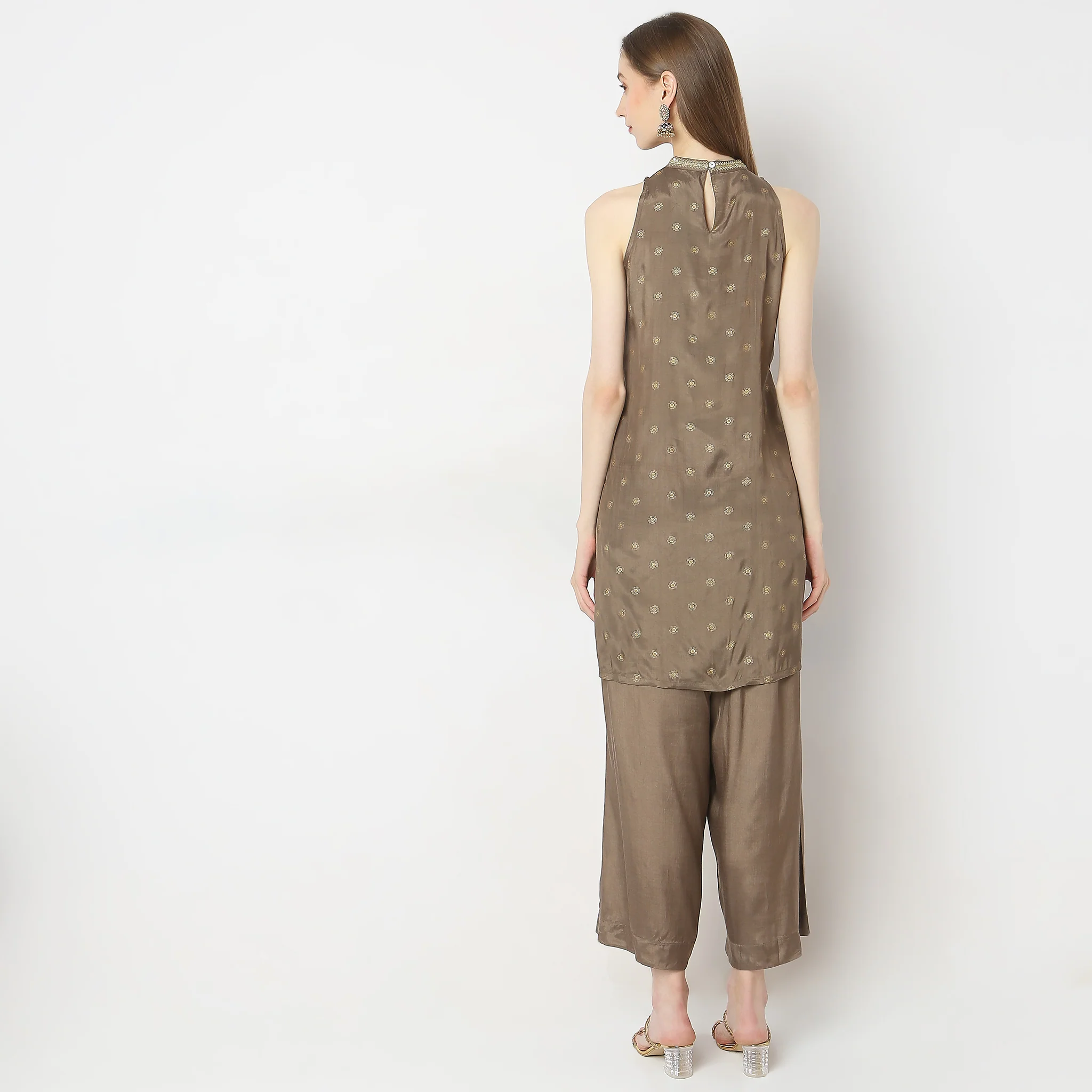 Regular Fit Printed A-Line Tunic - Image 3