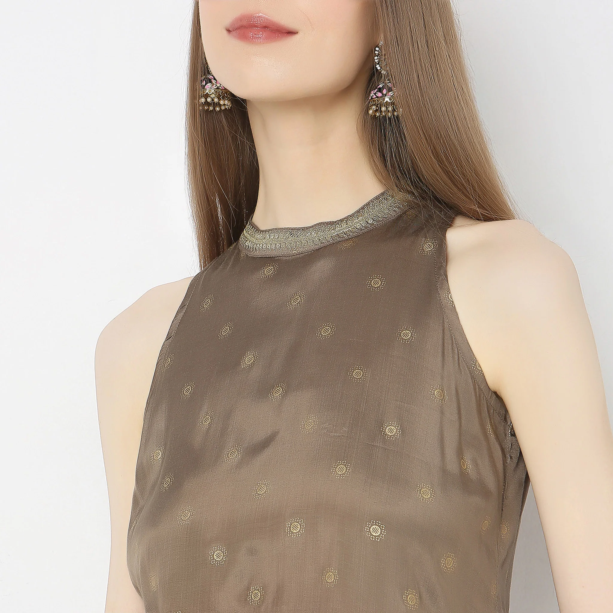 Regular Fit Printed A-Line Tunic - Image 4