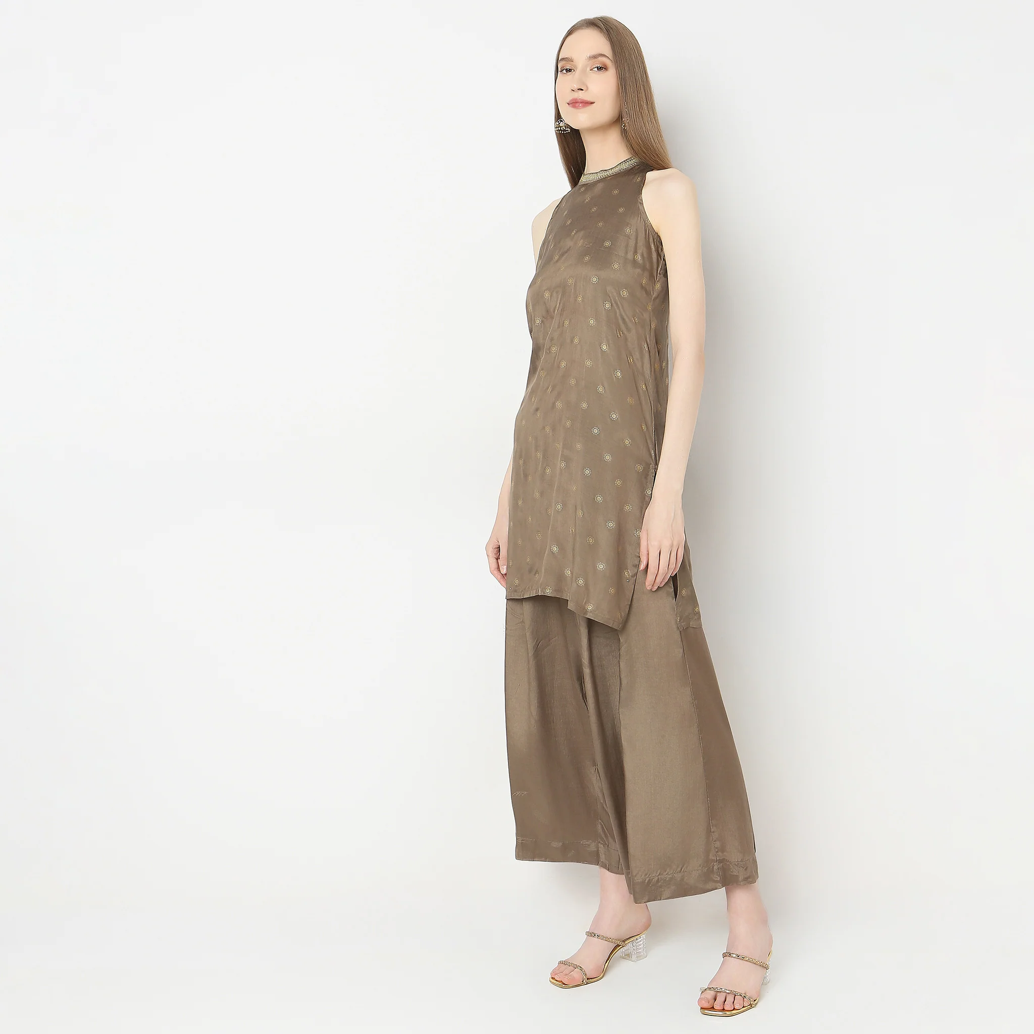 Regular Fit Printed A-Line Tunic - Image 5