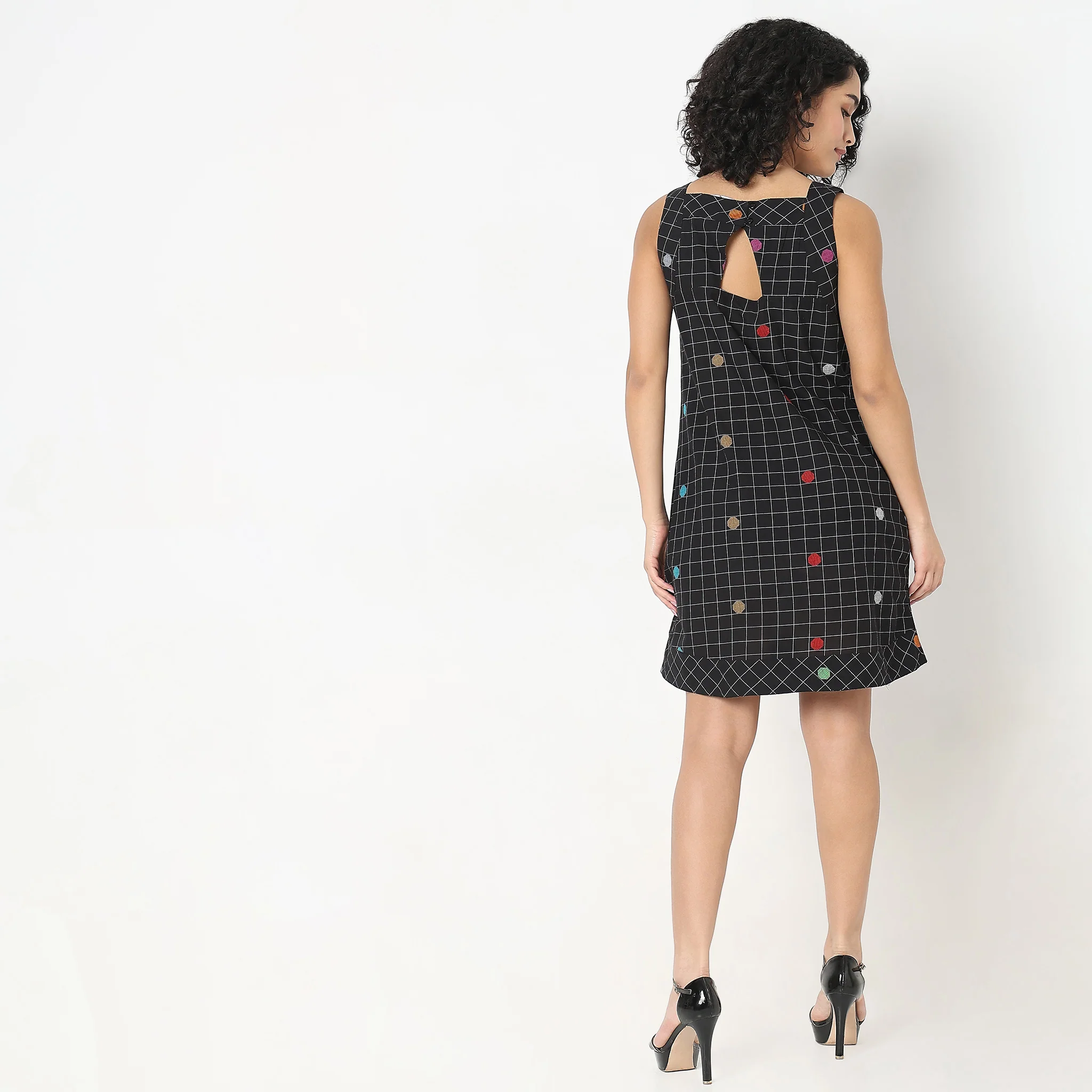 Regular Fit Printed Dress - Image 3