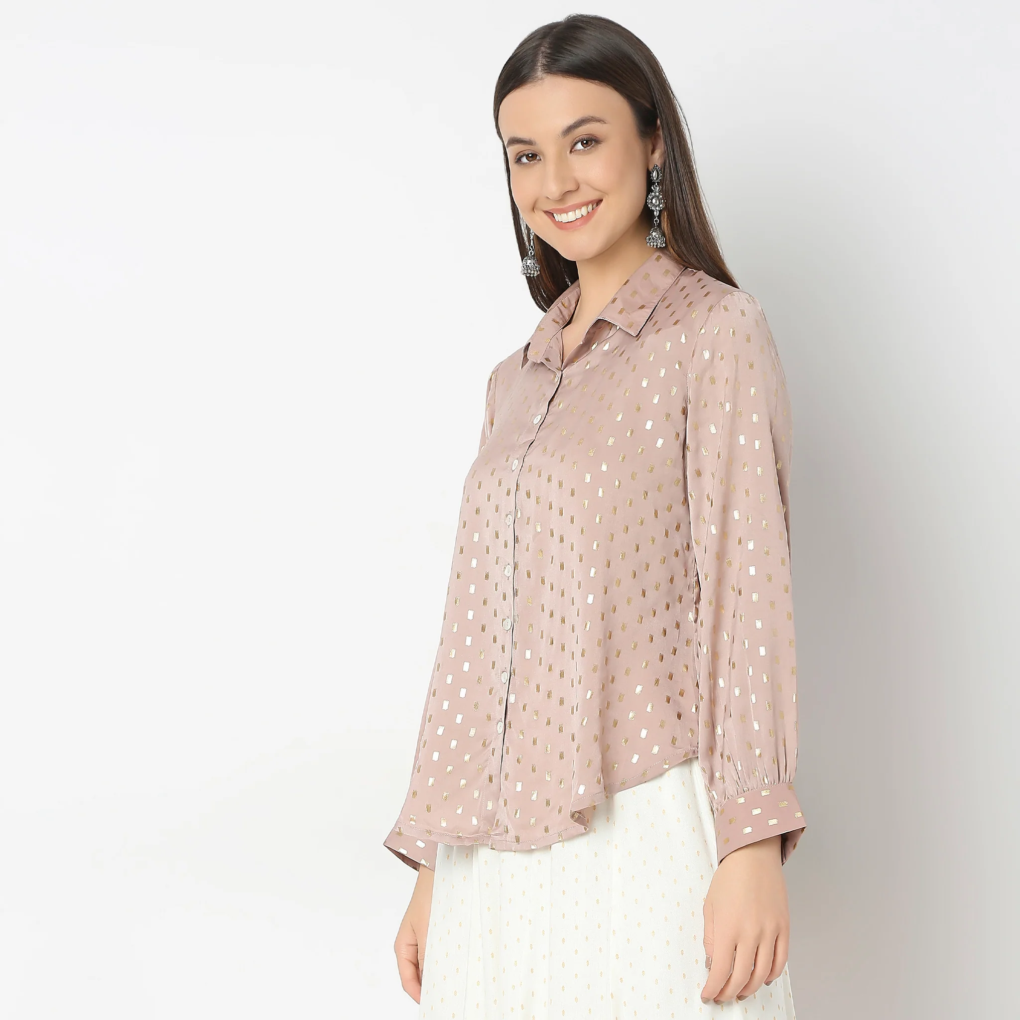 Regular Fit Printed Shirt - Image 5