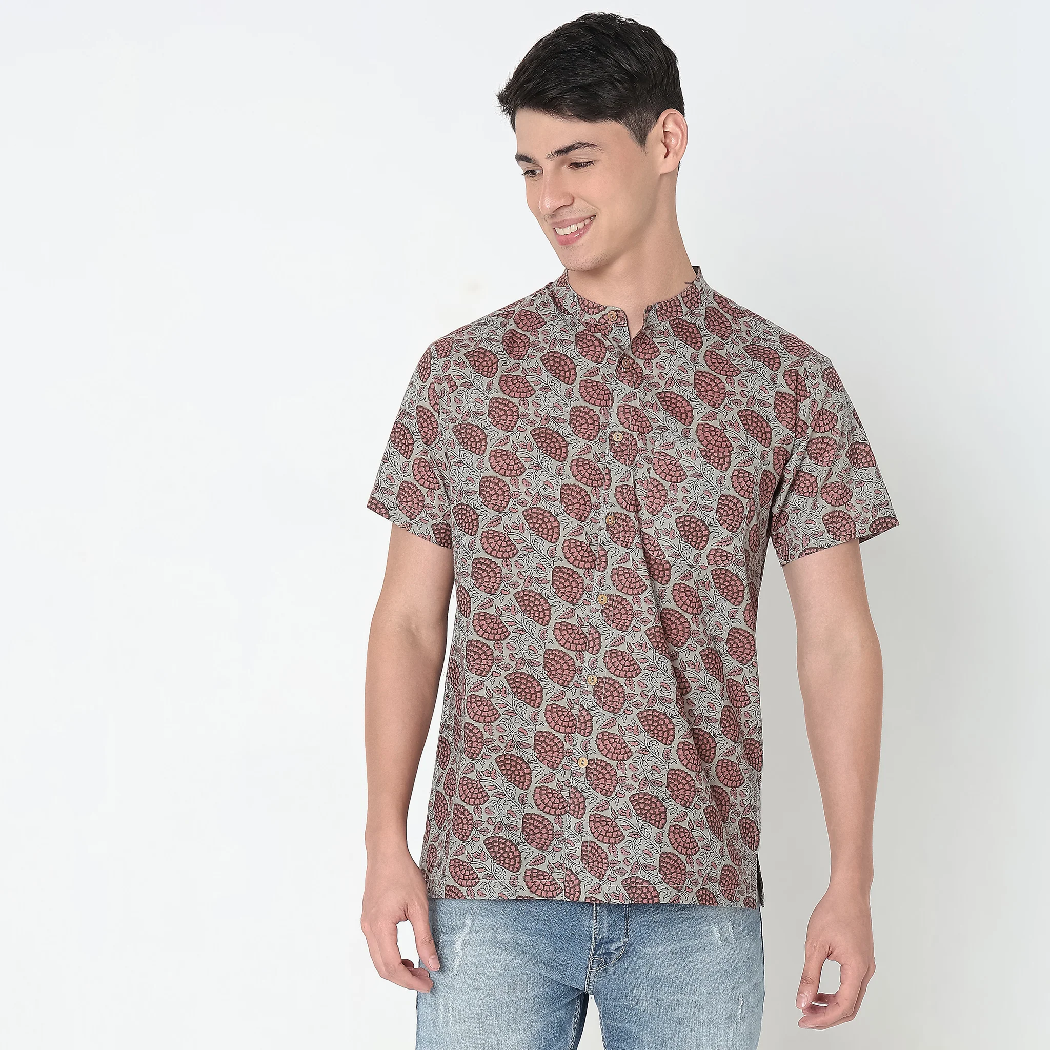 Regular Fit Printed Shirt - Image 5