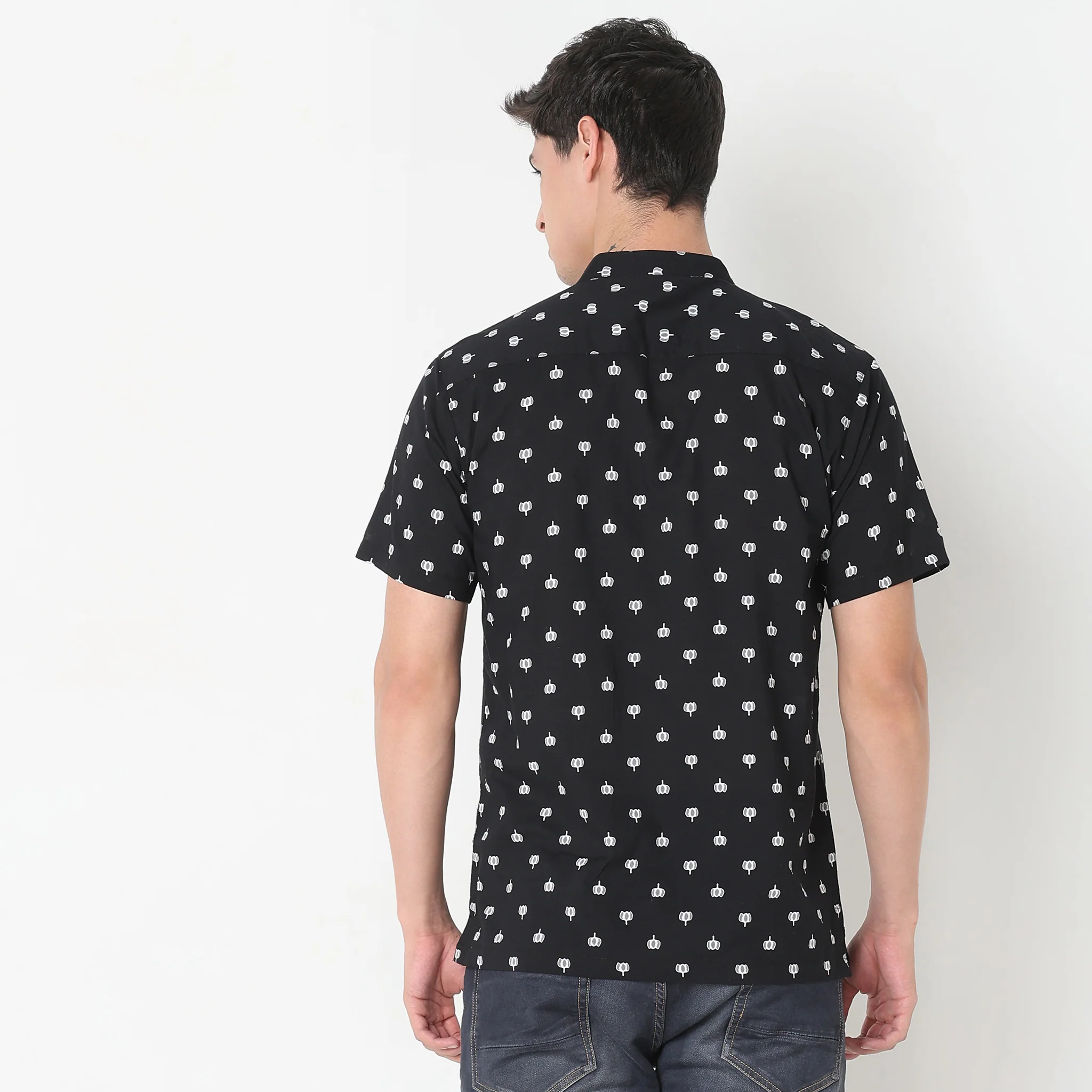 Regular Fit Printed Shirt - Image 3