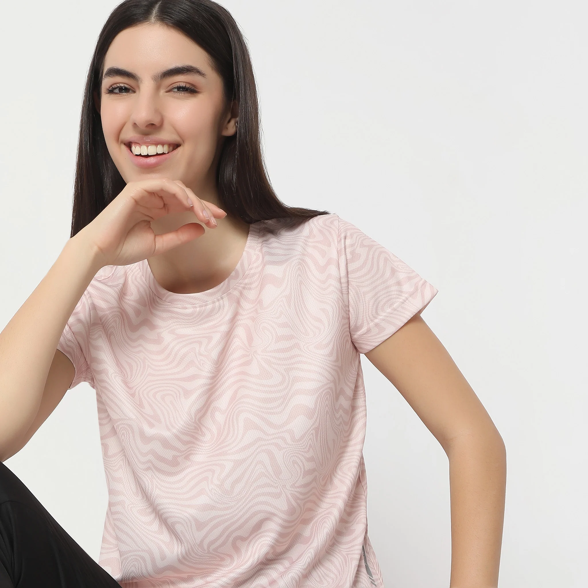 Printed Short Sleeve Active T-Shirt - Image 4
