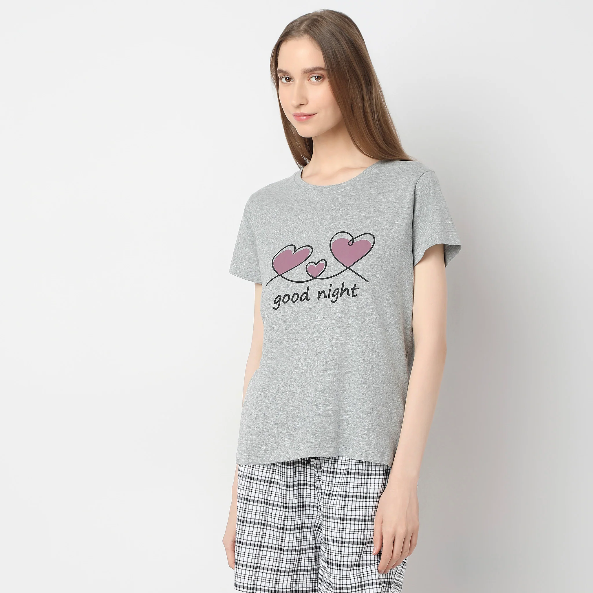 Knitted Printed Lounge T-Shirt - Image 5