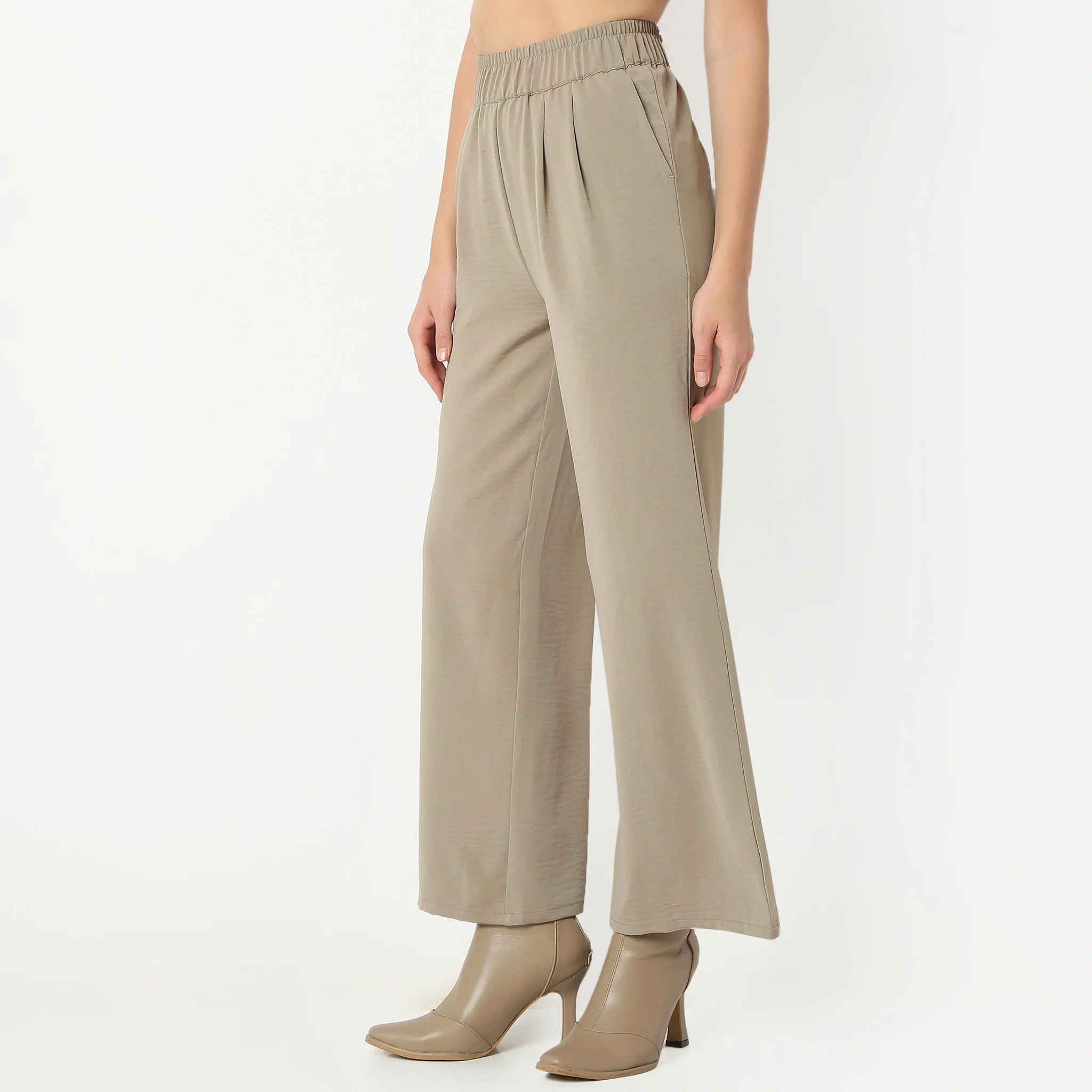 Ankle Length Mid Rise Palazzos - Image 5