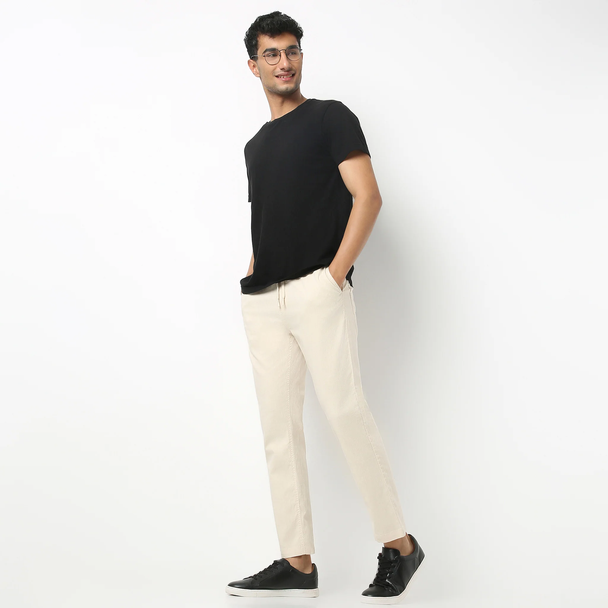Retreatersᵉˣ - Ankle Length Lounge Pants Solid Structure Fabric - Image 16