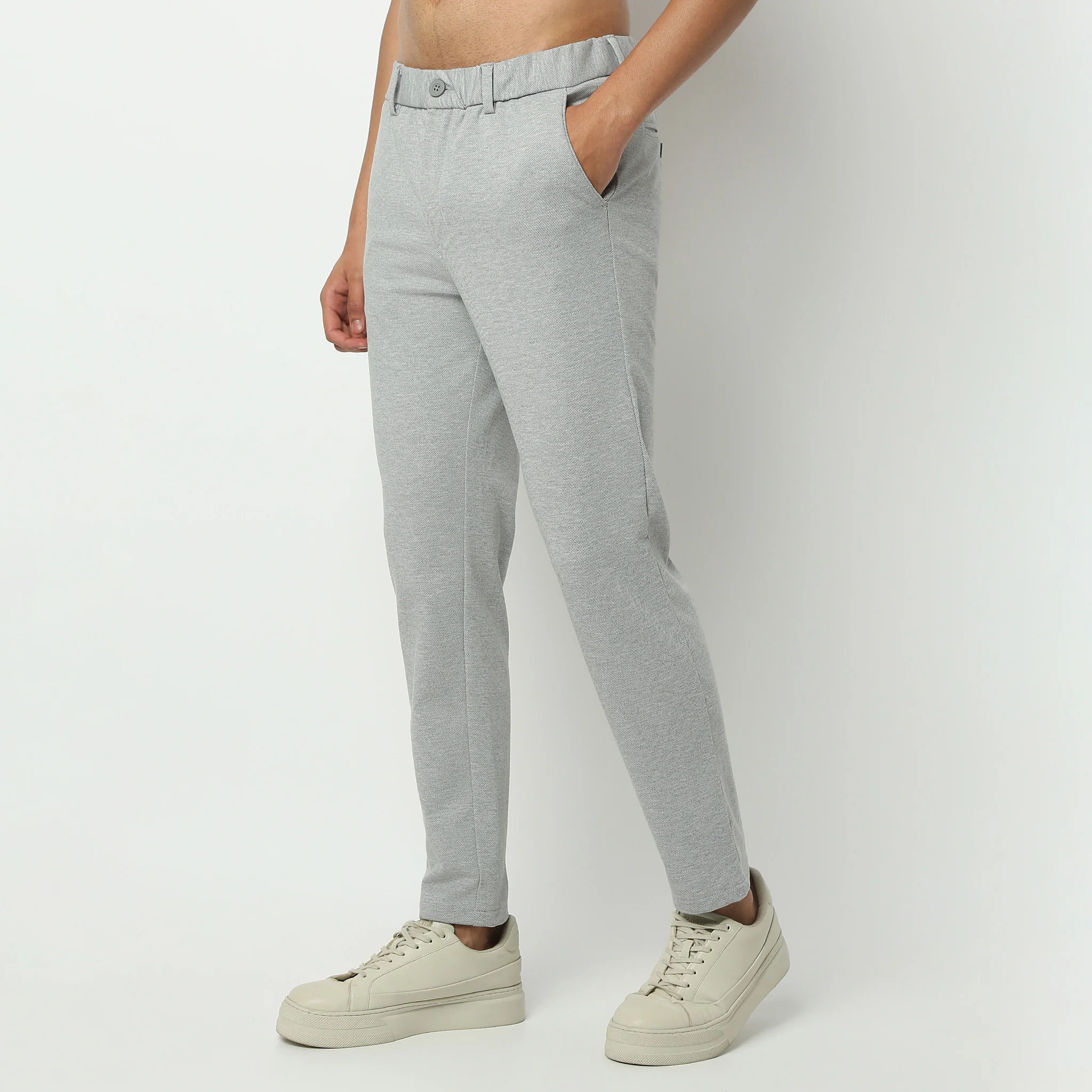 Easy Pantsᵉˣ Ankle Length Knitted Soft Textured Uber Comfort Style - Image 15