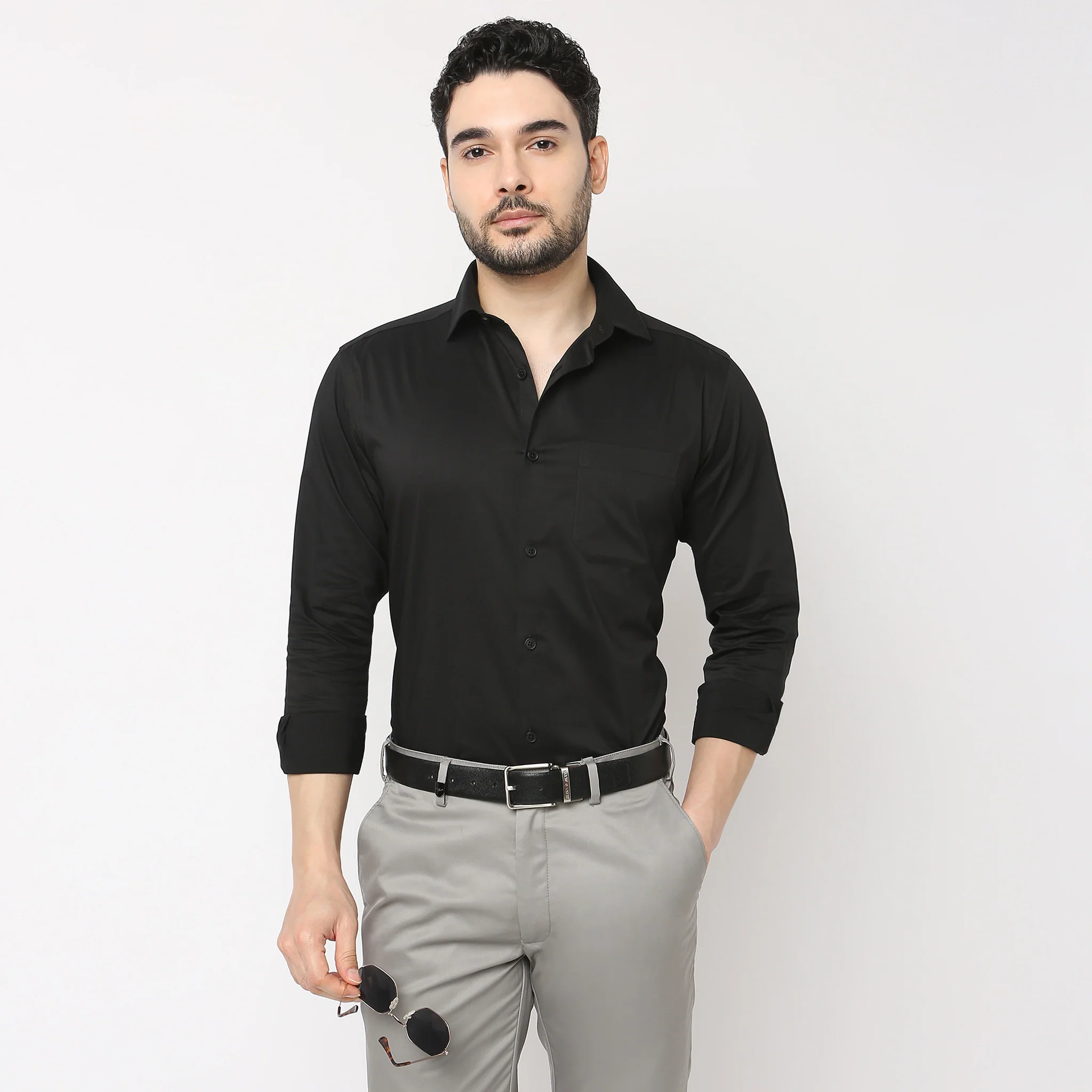 Cooltek™ Shirt - The Perfect Shirt - "Crease Free Tape Seamed Tailored Shirts” - Super Fine Cotton With E-Fast® Stretch - Regular Fit - Image 3