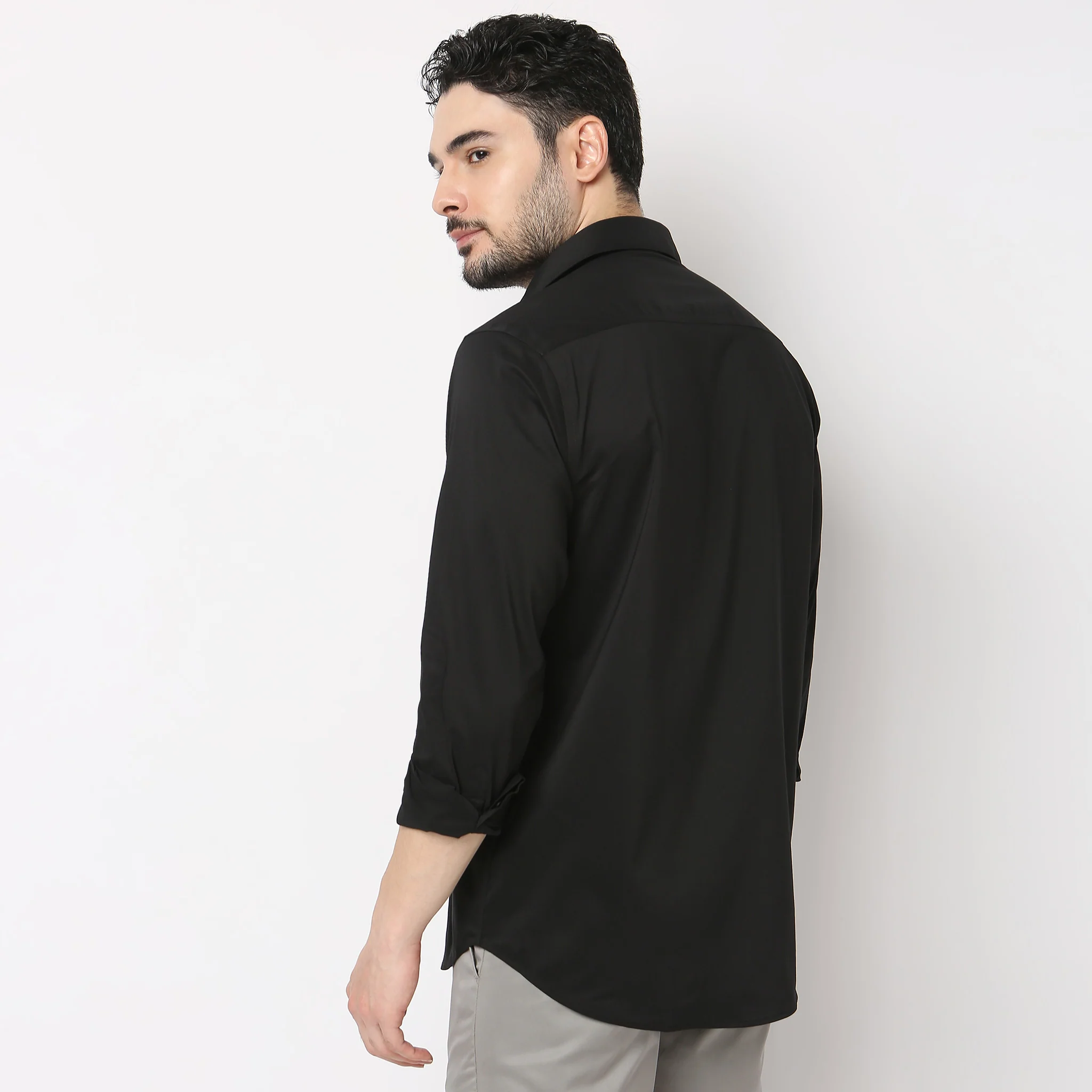 Cooltek™ Shirt - The Perfect Shirt - "Crease Free Tape Seamed Tailored Shirts” - Super Fine Cotton With E-Fast® Stretch - Regular Fit - Image 4