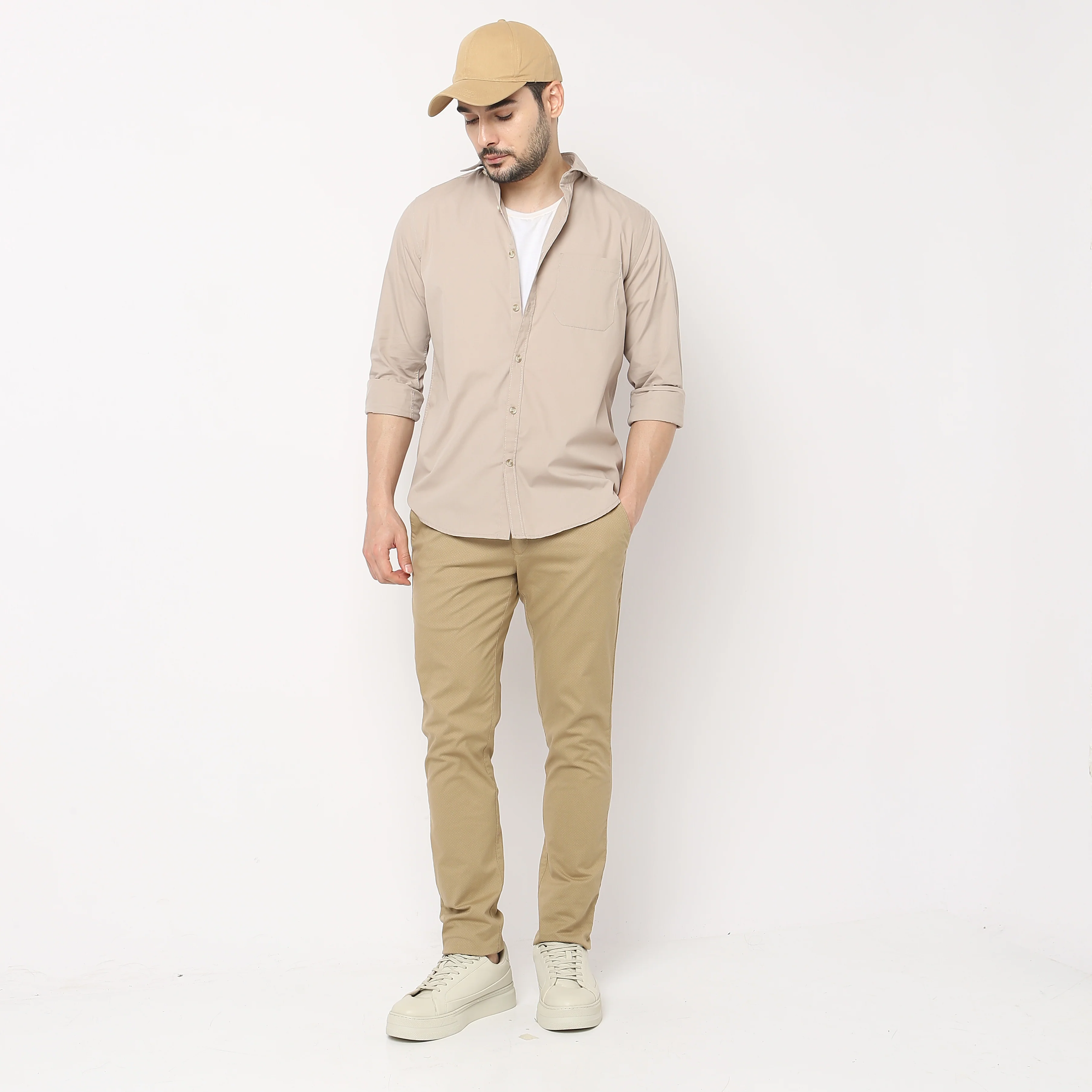 Elemental™ Shirt - Easy Care Smart Solid Casual - Full Sleeves Regular Fit - Image 16