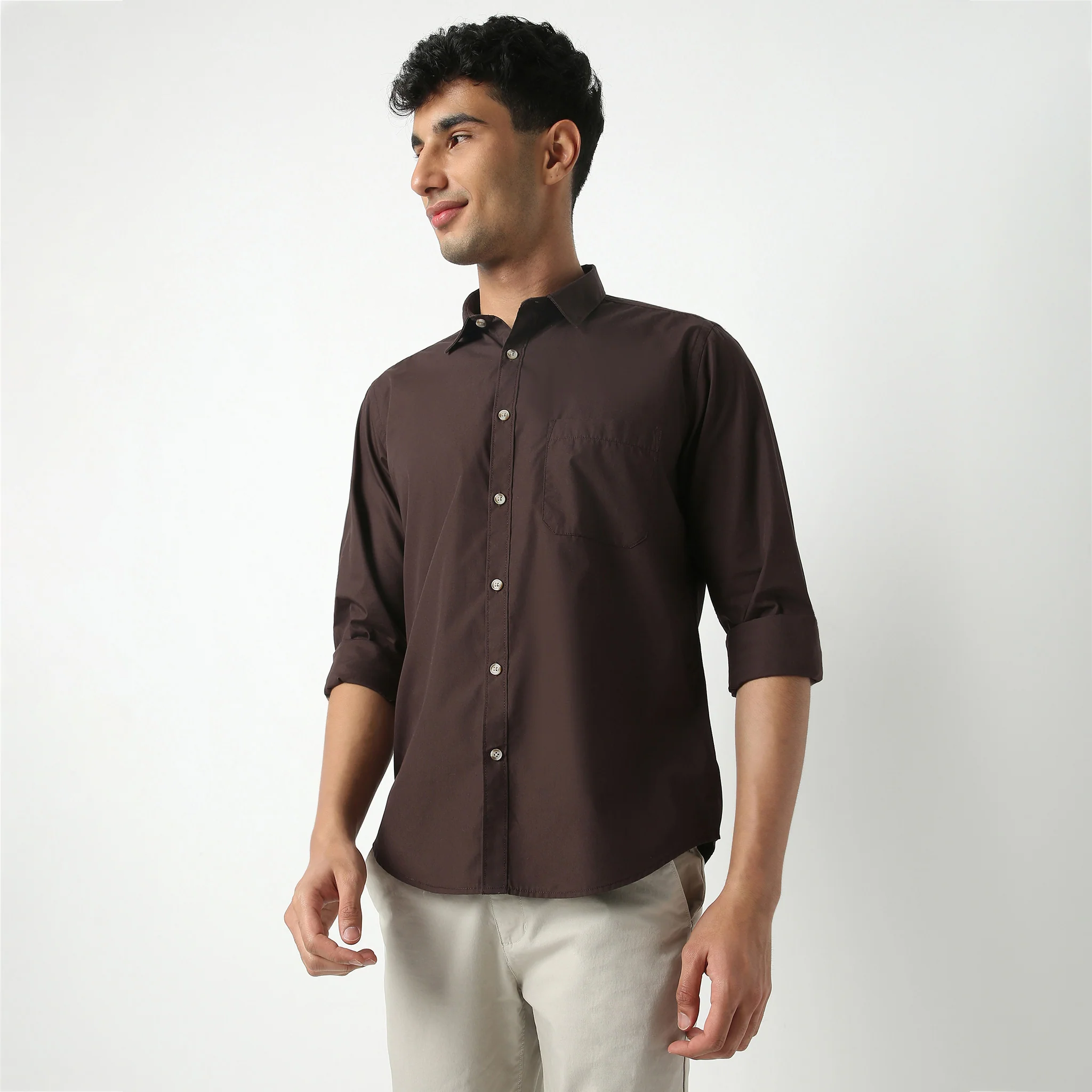 Elemental™ Shirt - Easy Care Smart Solid Casual - Full Sleeves Regular Fit - Image 33