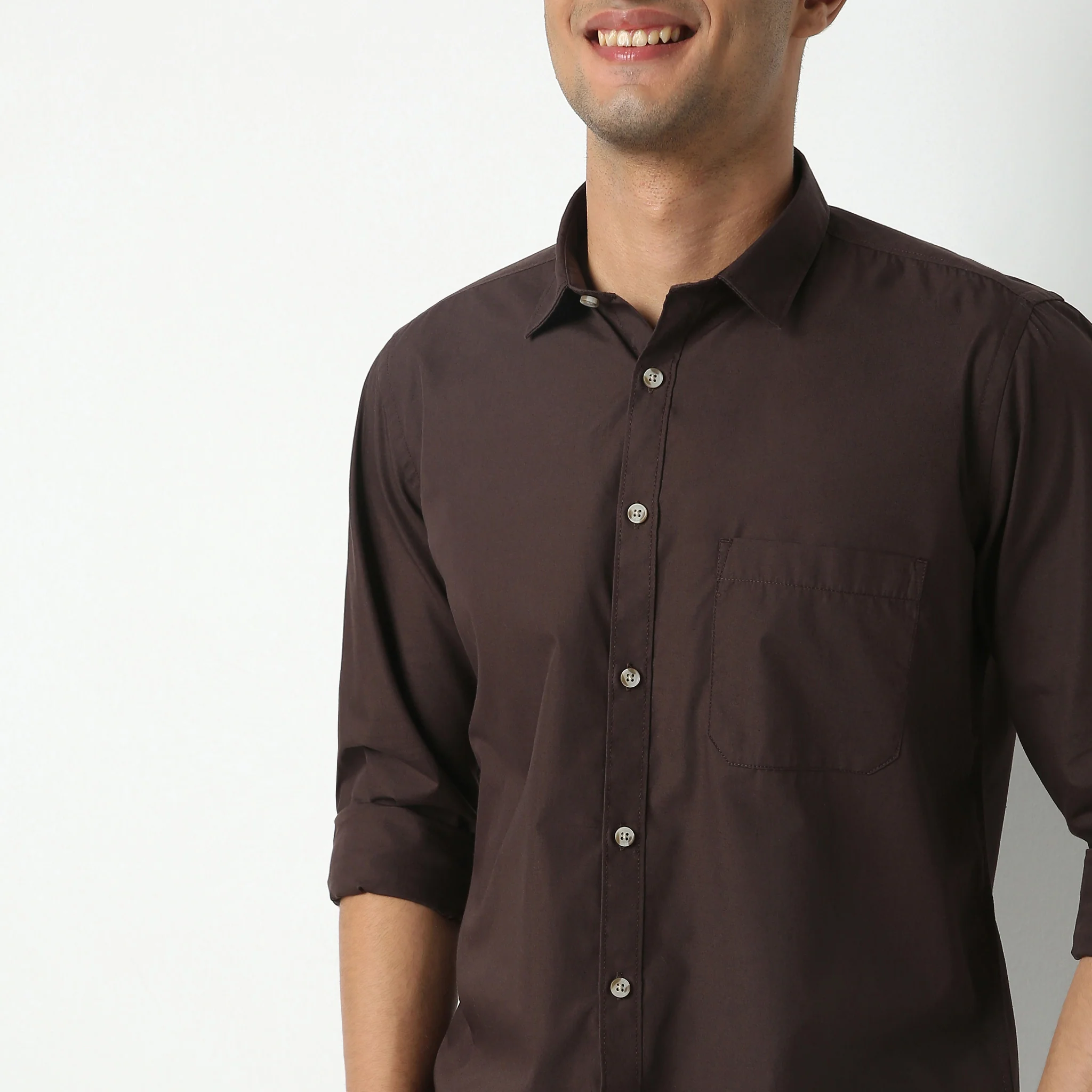 Elemental™ Shirt - Easy Care Smart Solid Casual - Full Sleeves Regular Fit - Image 34